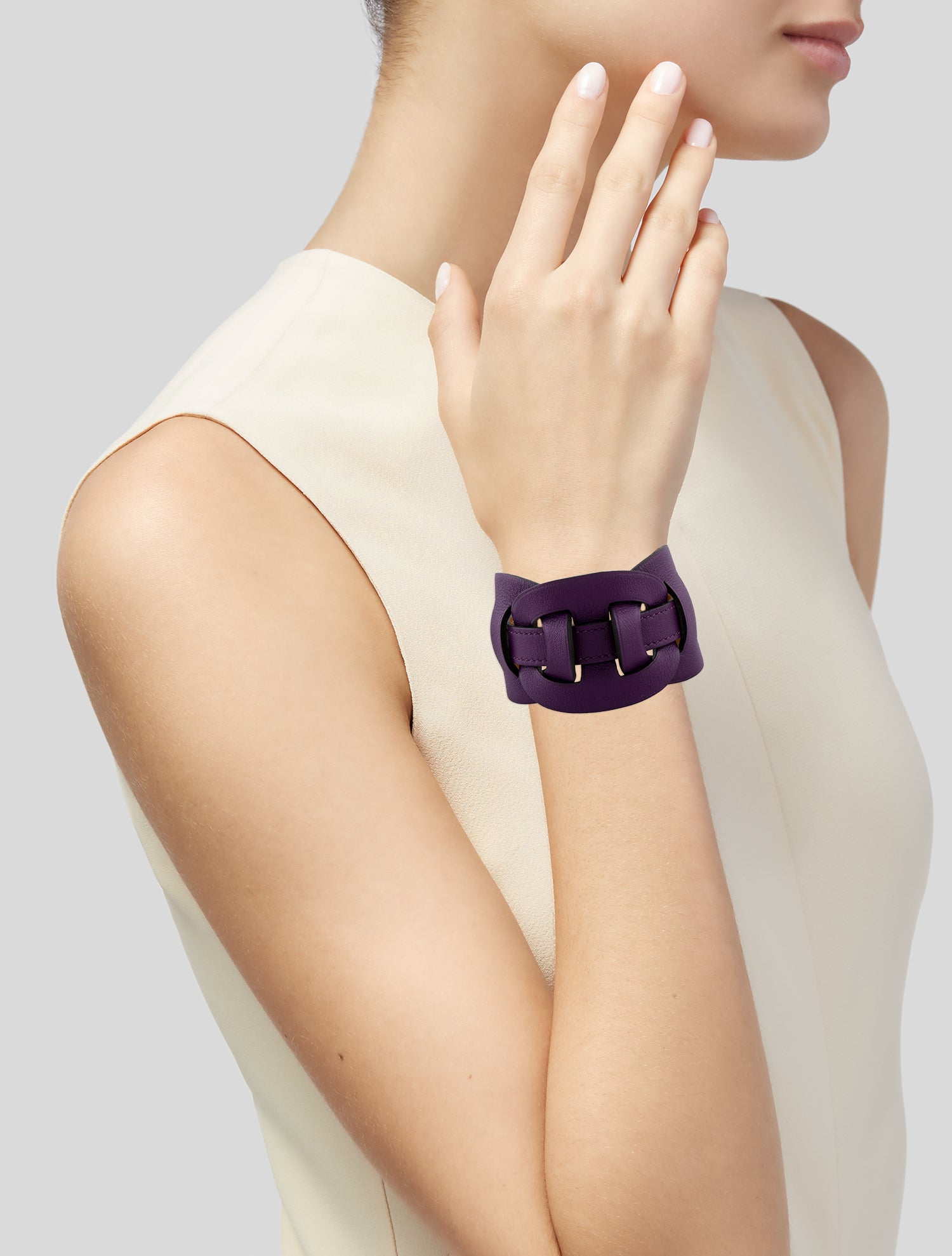 Hermès Fètiche Leather Bracelet