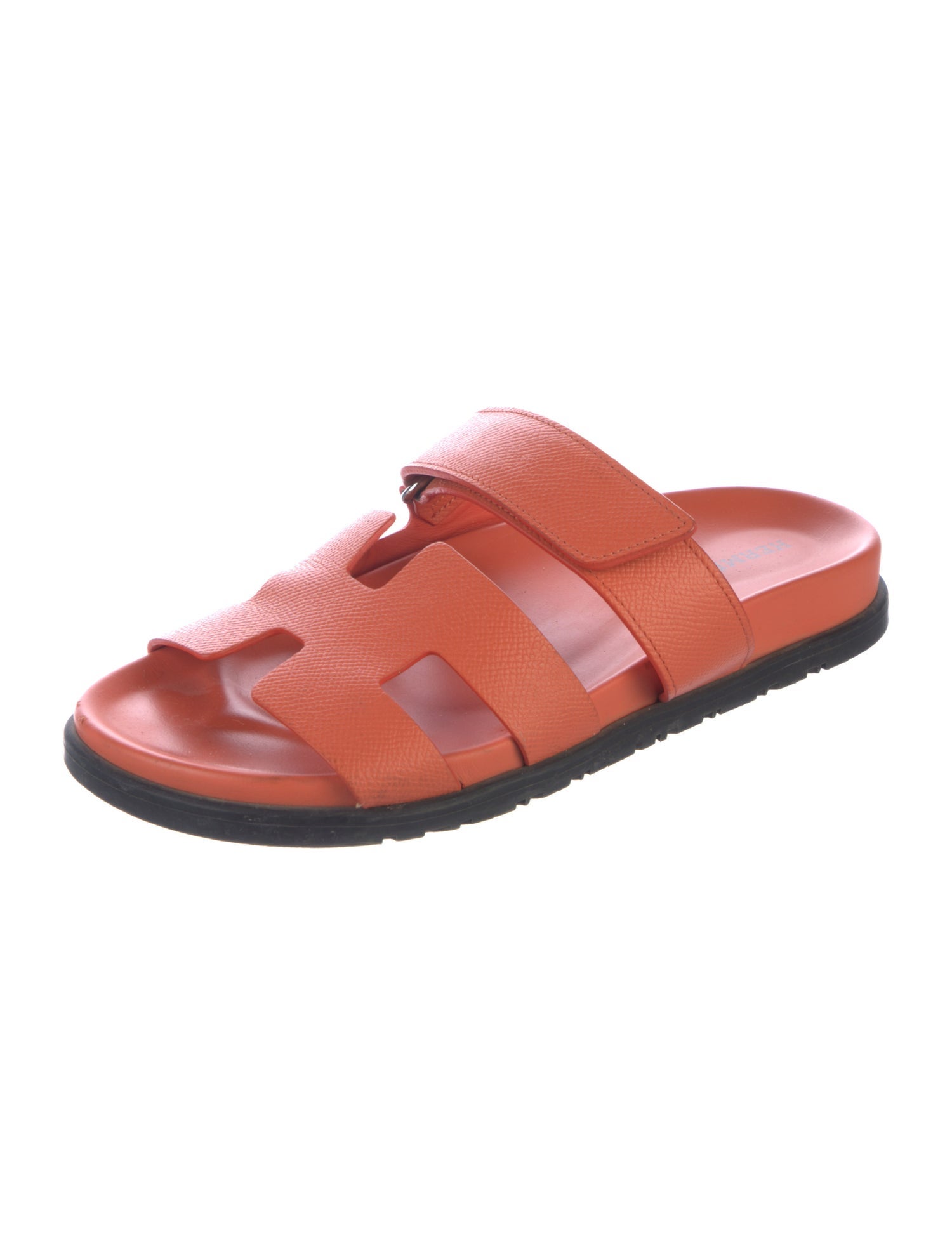 Hermès Chypre Leather Slides