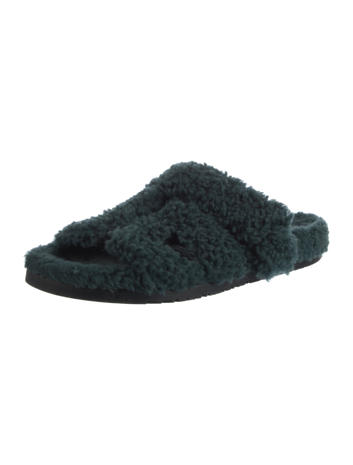 Hermès Chypre Shearling Slides