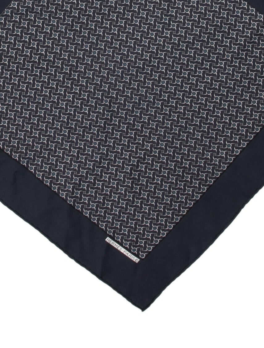 Hermès Patterned Pocket Square