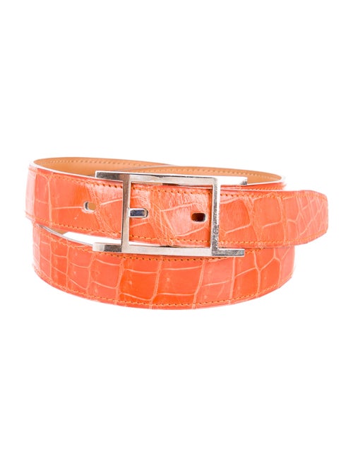 Hermès Quentin Crocodile Belt Gem