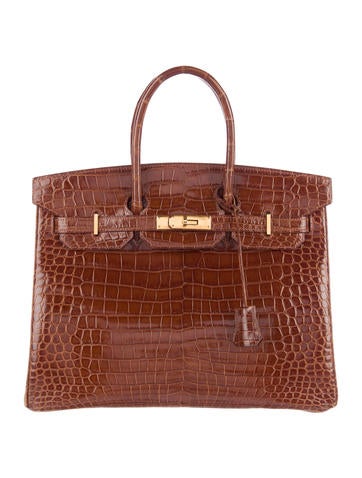 Crocodile Birkin 35 Crocodile Birkin 35 brown