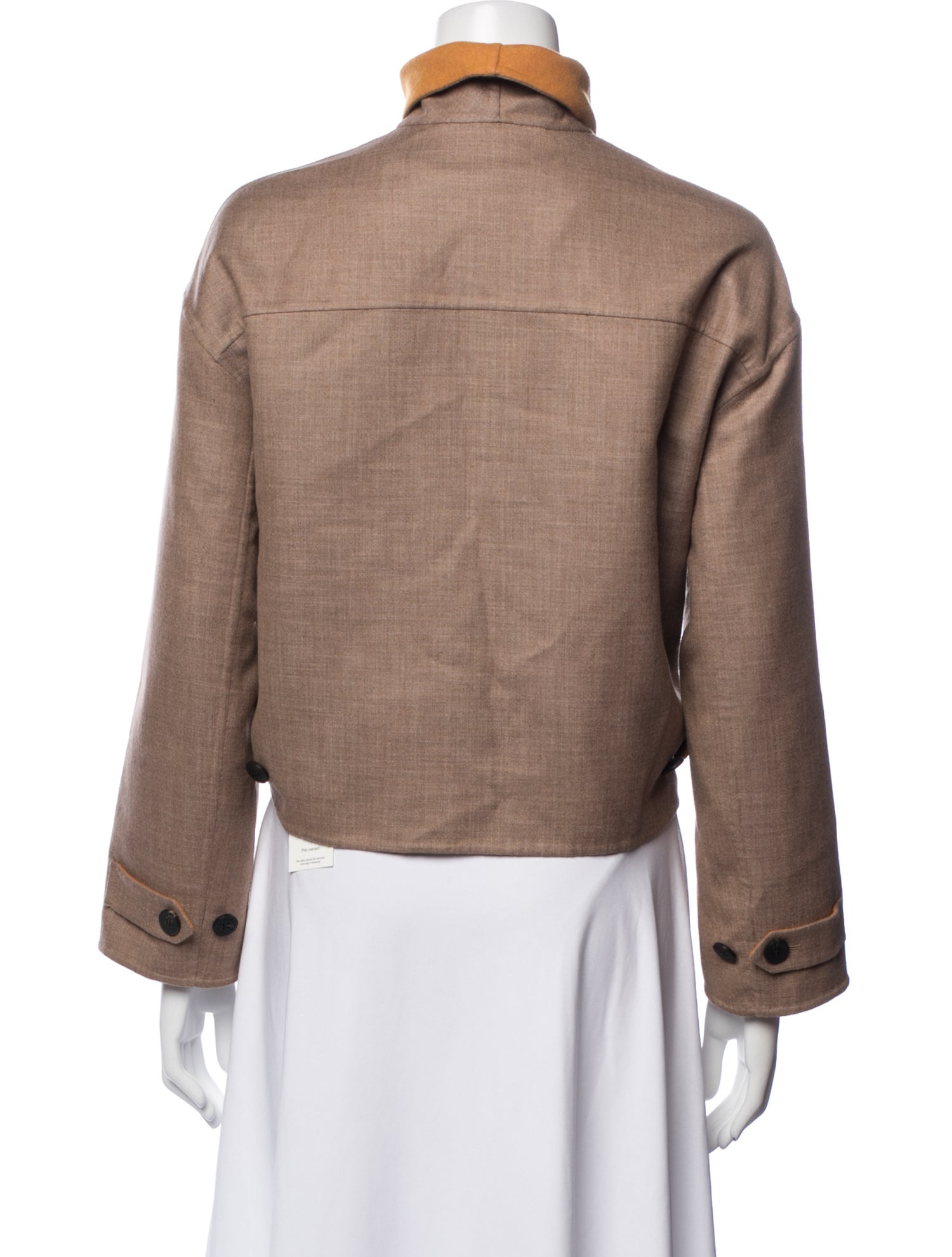 HERMES 21AW 撥水カシミア100% MA-1ボンバージャケット 44 HERMES
