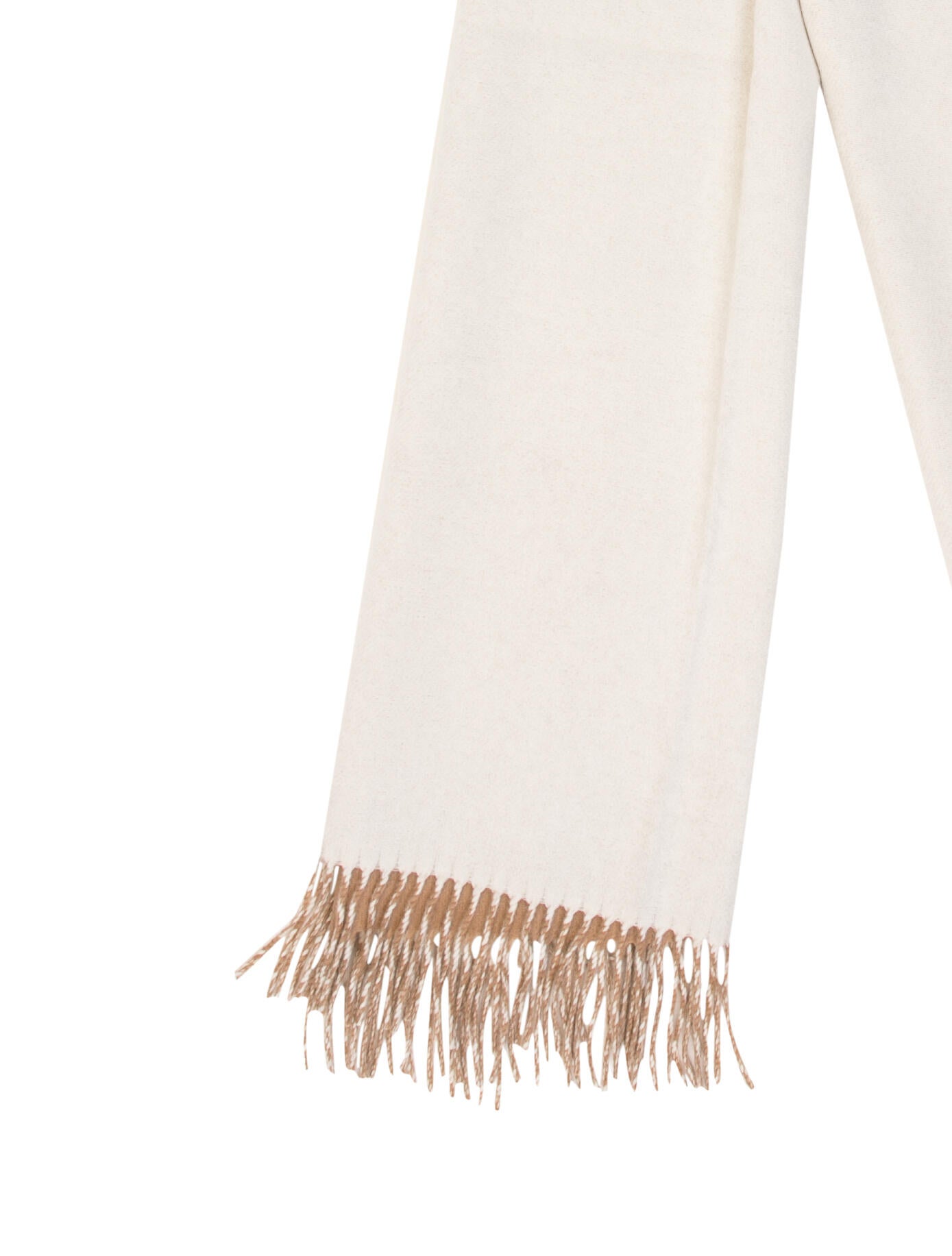 Eugenia Kim Rib Knit Fox Scarf - Brown Scarves and Shawls