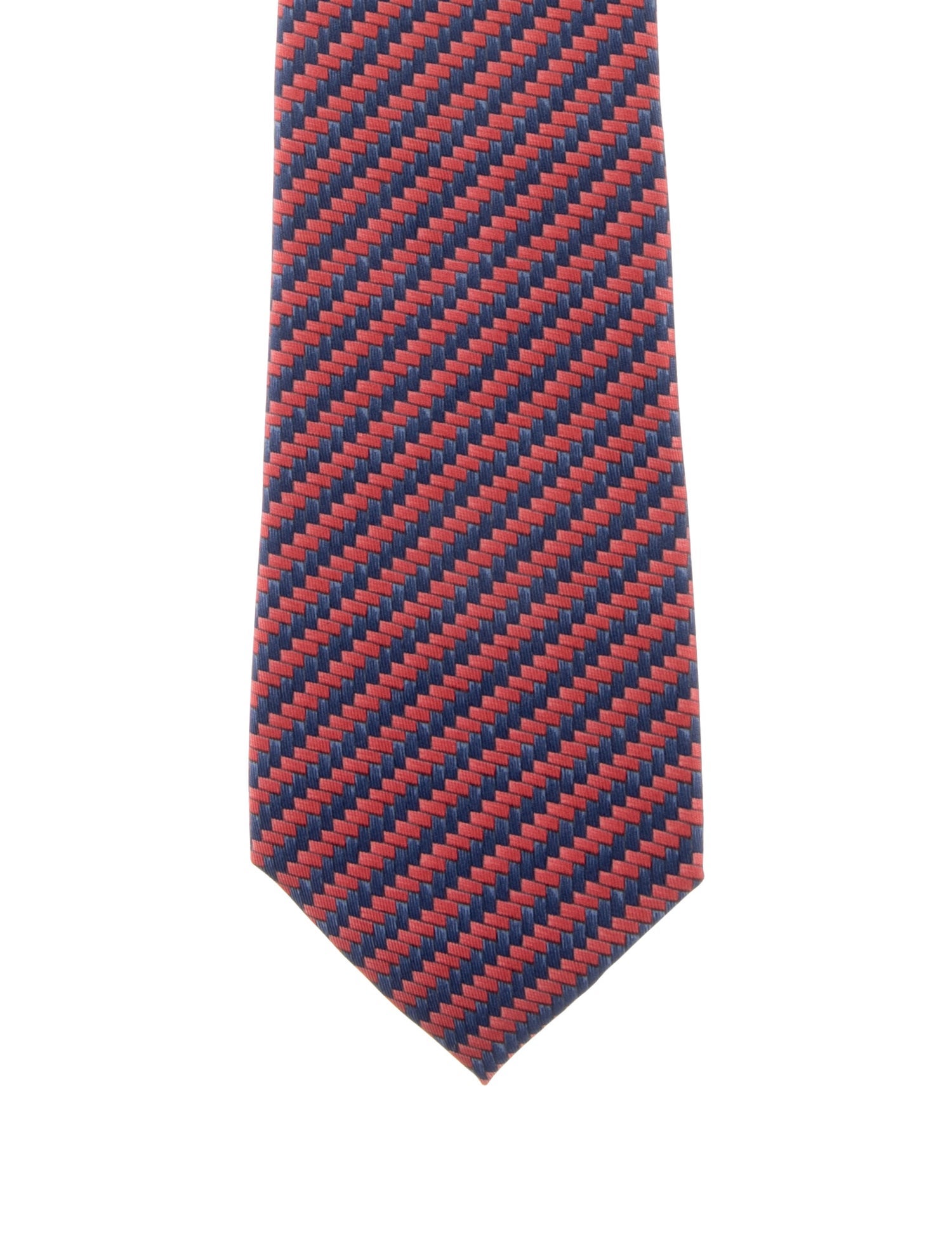 Hermès Pattern Print Silk Tie