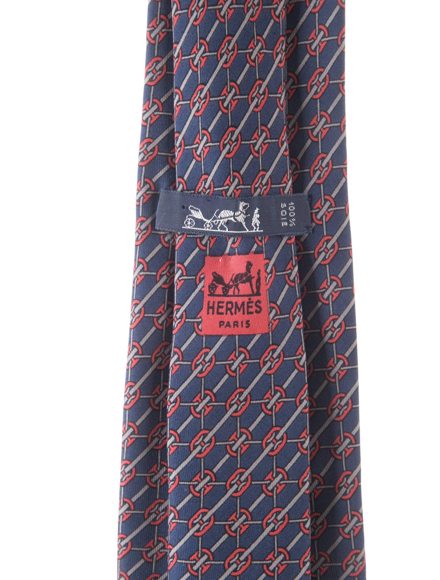 Hermès Patterned Wide Tie