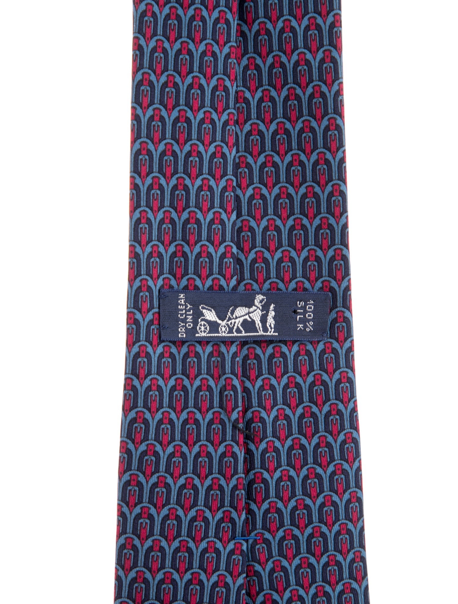 Hermès Silk Pattern Tie