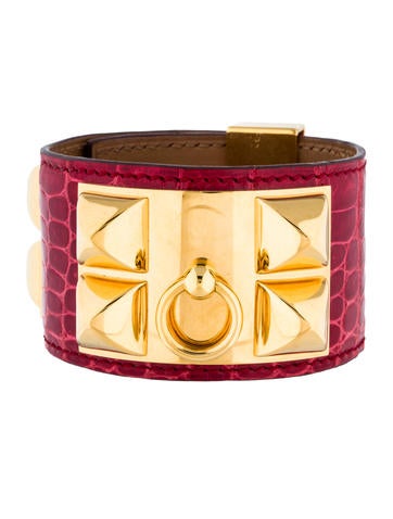 Hermès Crocodile Collier de Chien