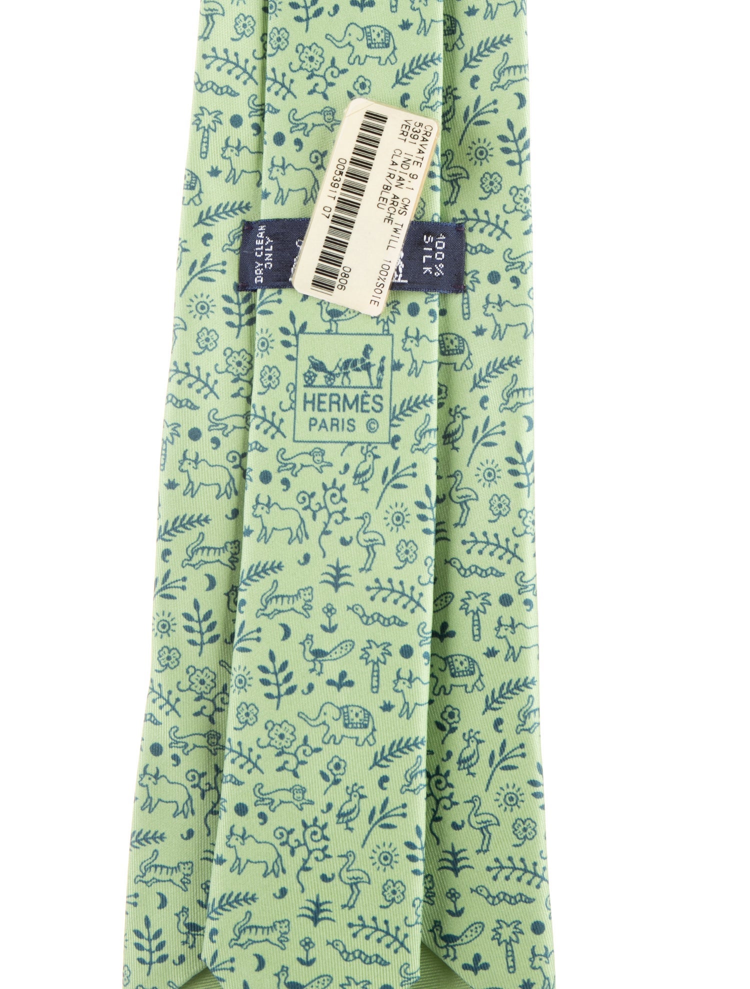 Hermès Animal Motif Pattern Print