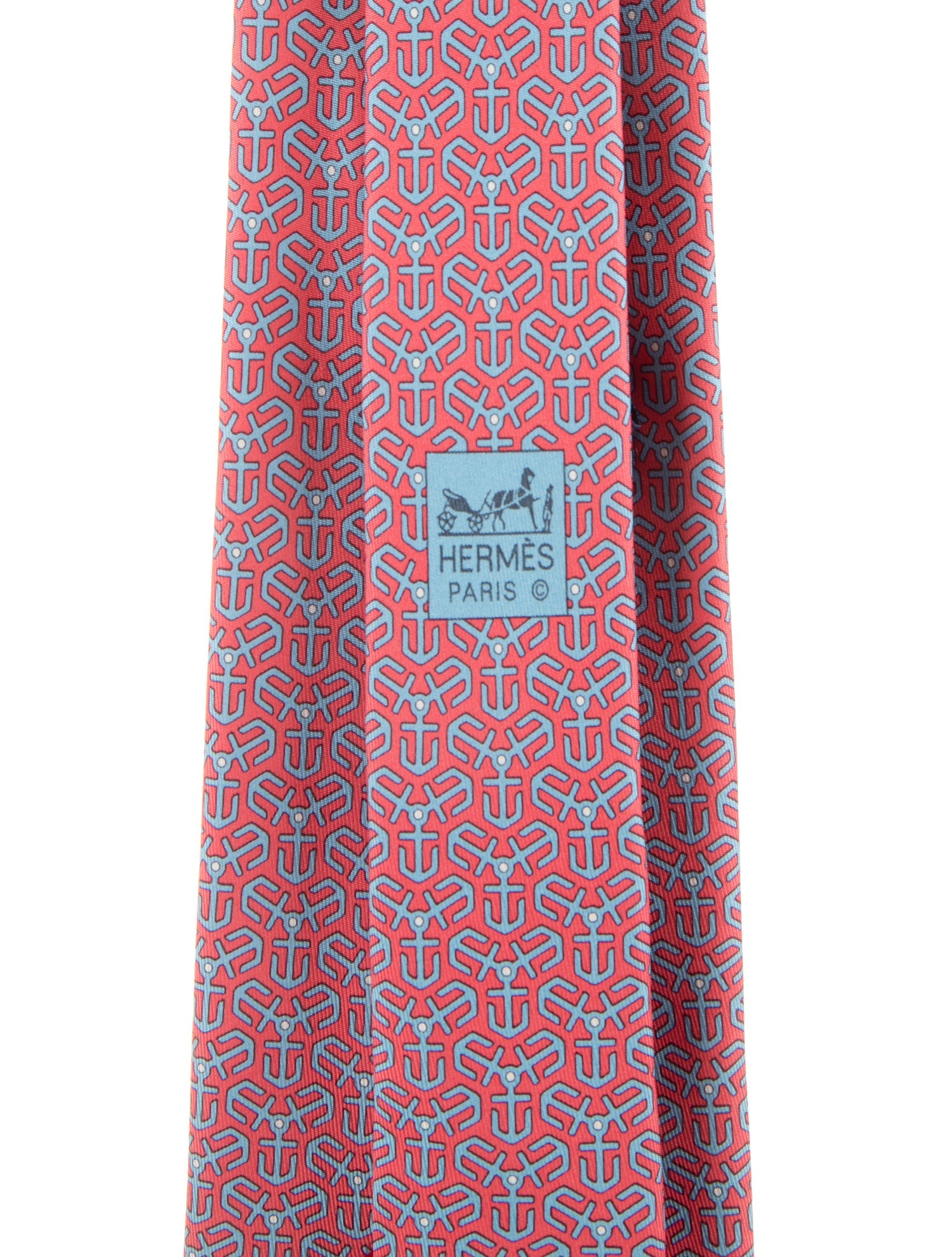Hermès Silk Patterned Tie