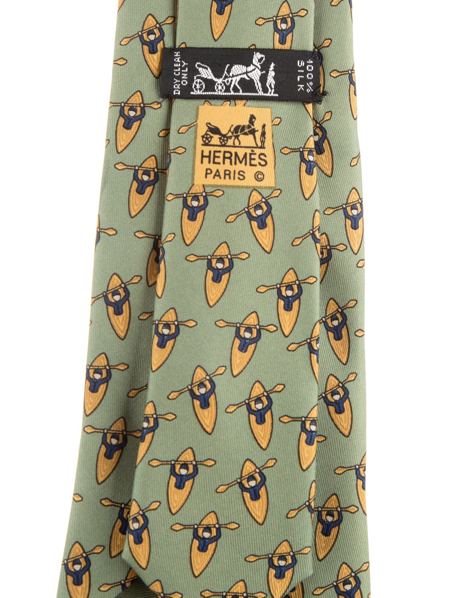 Hermès Silk Patterned Tie