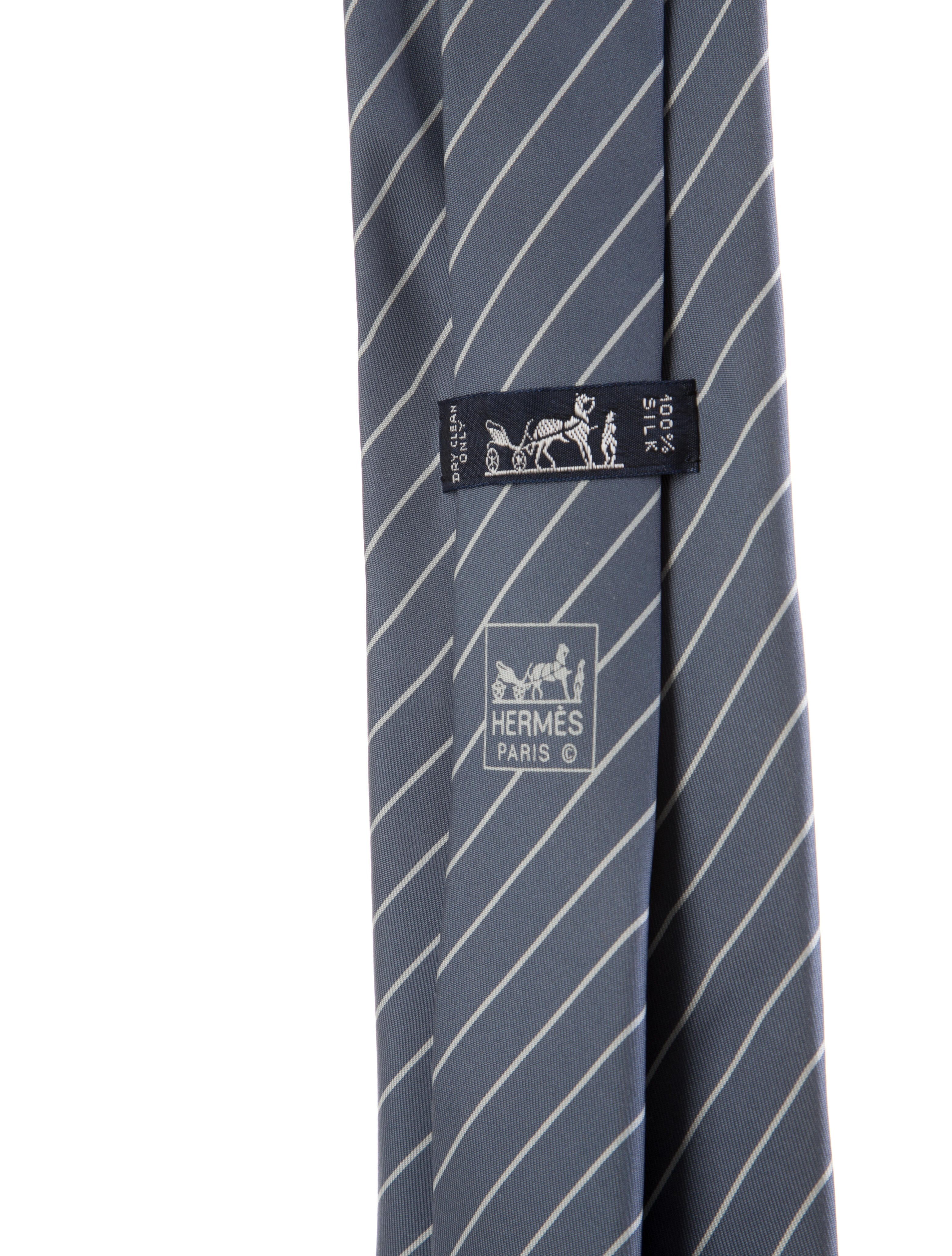 Hermès Pattern Print Silk Tie