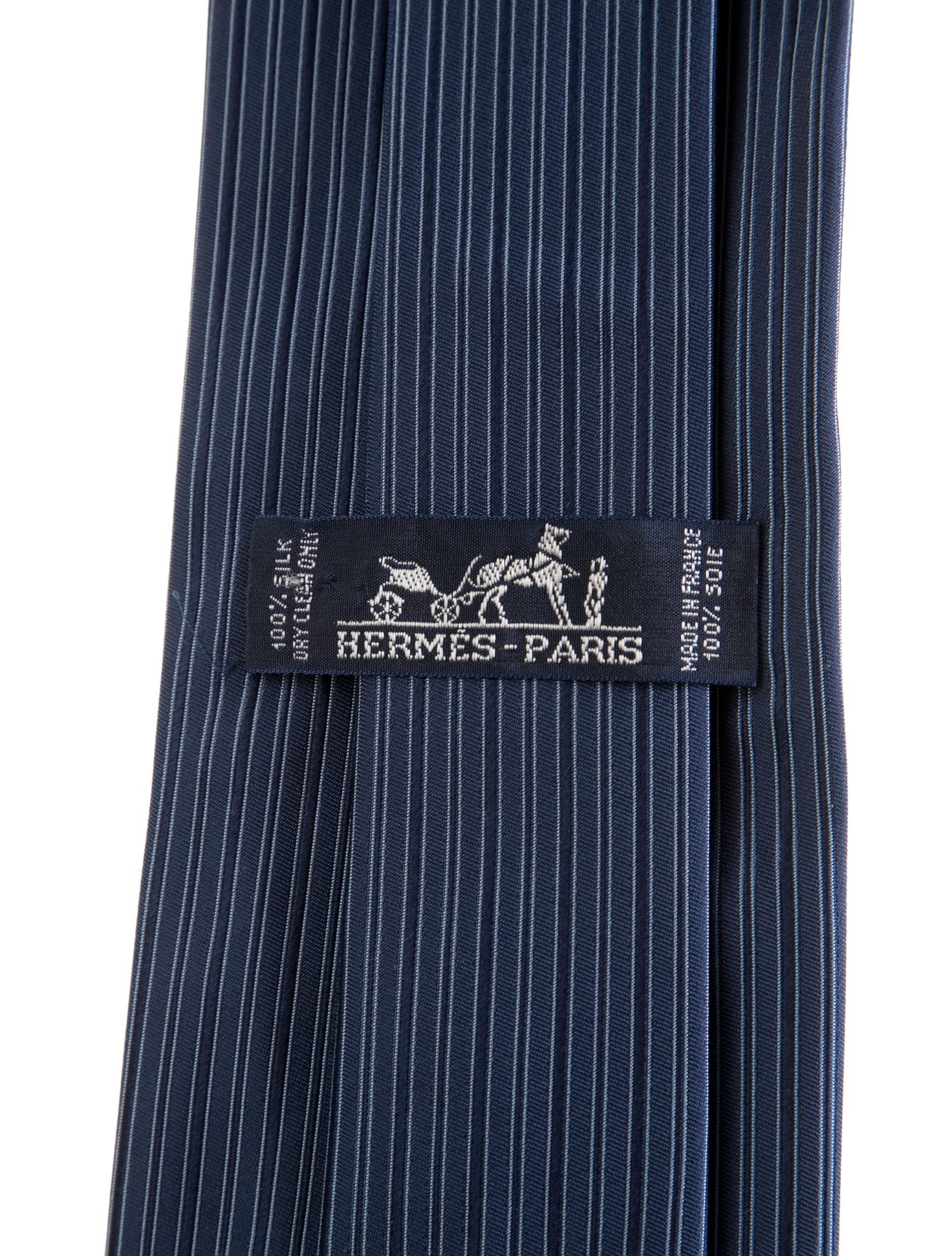 Hermès Pattern Print Silk Tie