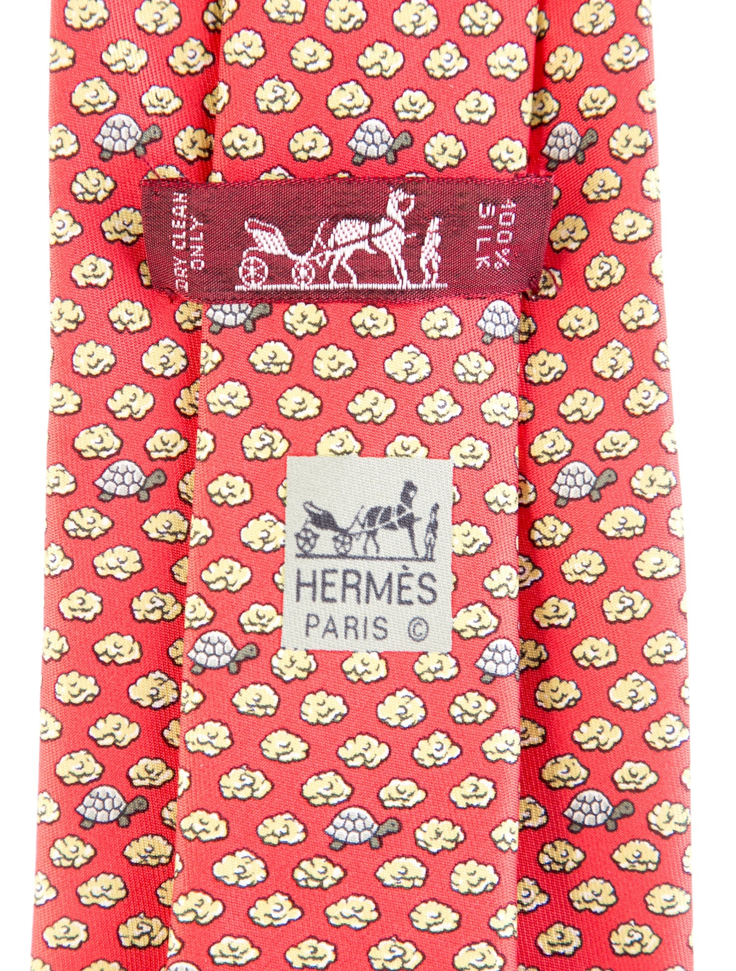 Hermès Turtle Motif Necktie