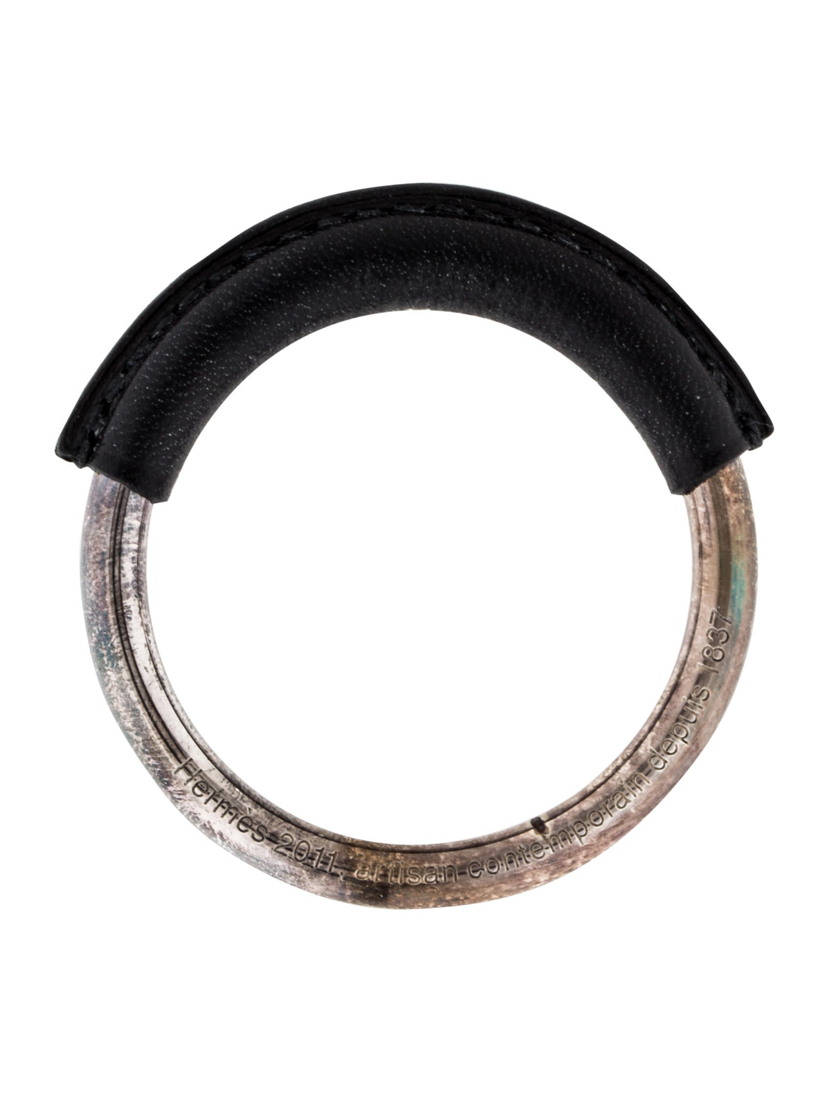 Hermès 2011 Artisan Contemporain Depuis Scarf Ring - Silver