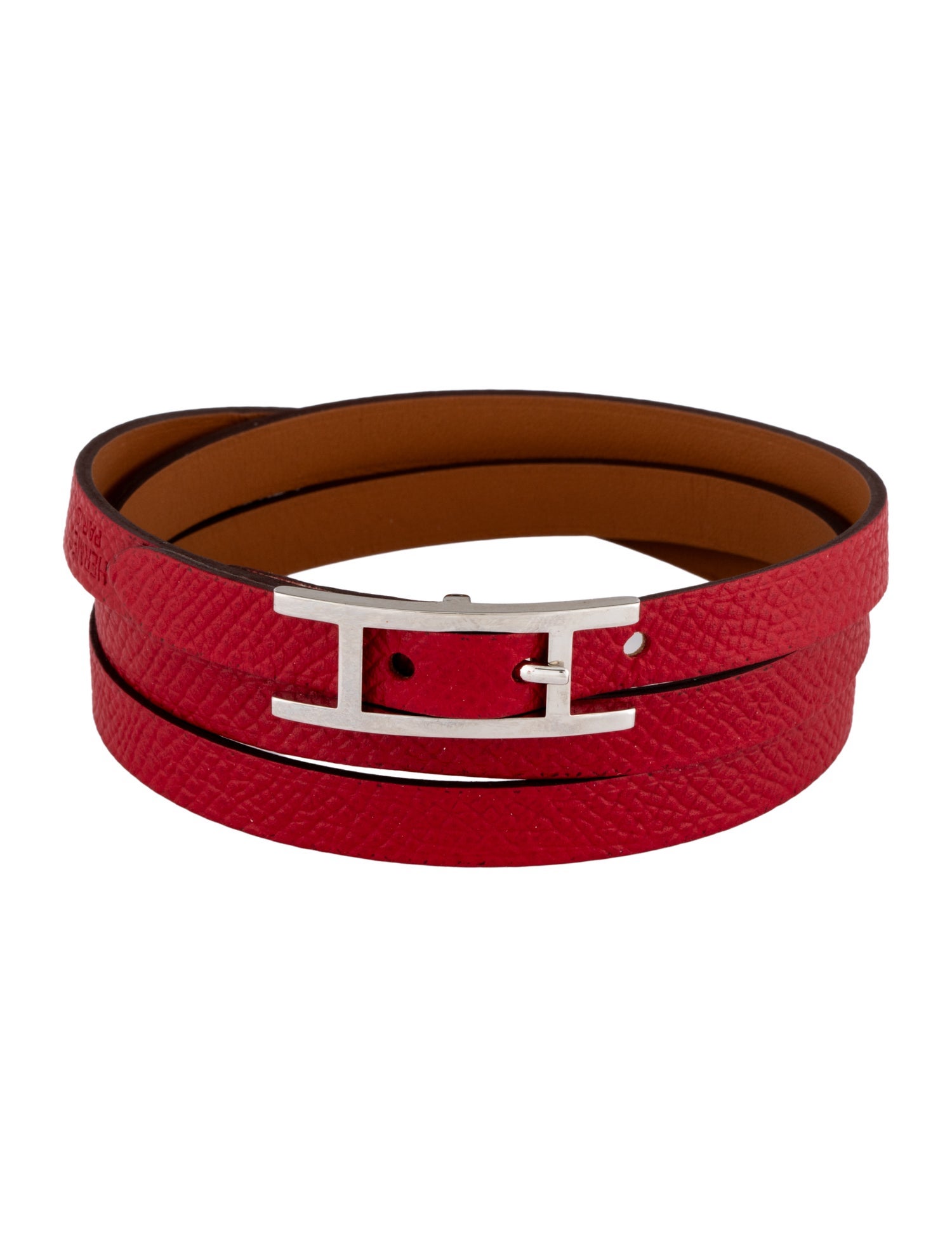Hermès Behapi Triple Tour Wrap Bracelet