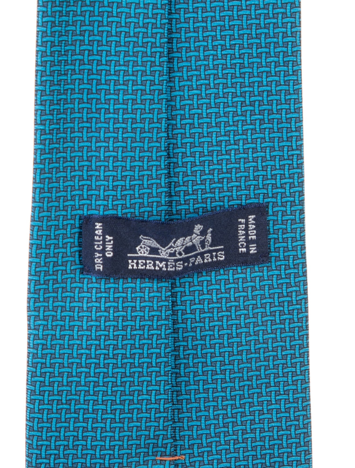 Hermès Silk Printed Tie