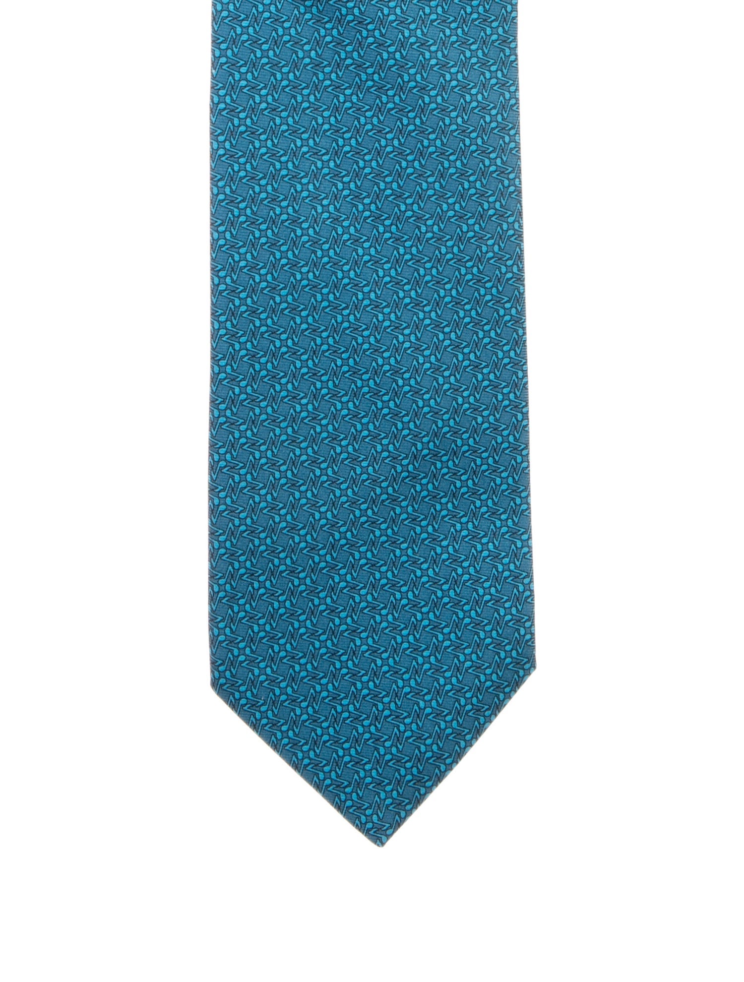 Hermès Patterned Printed Tie
