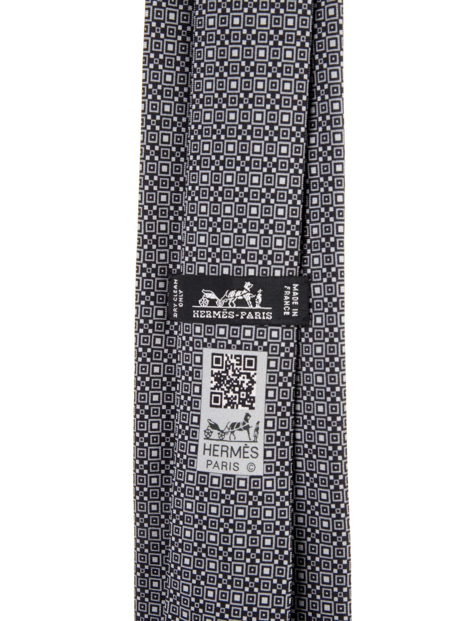 Hermès Patterned Printed Tie