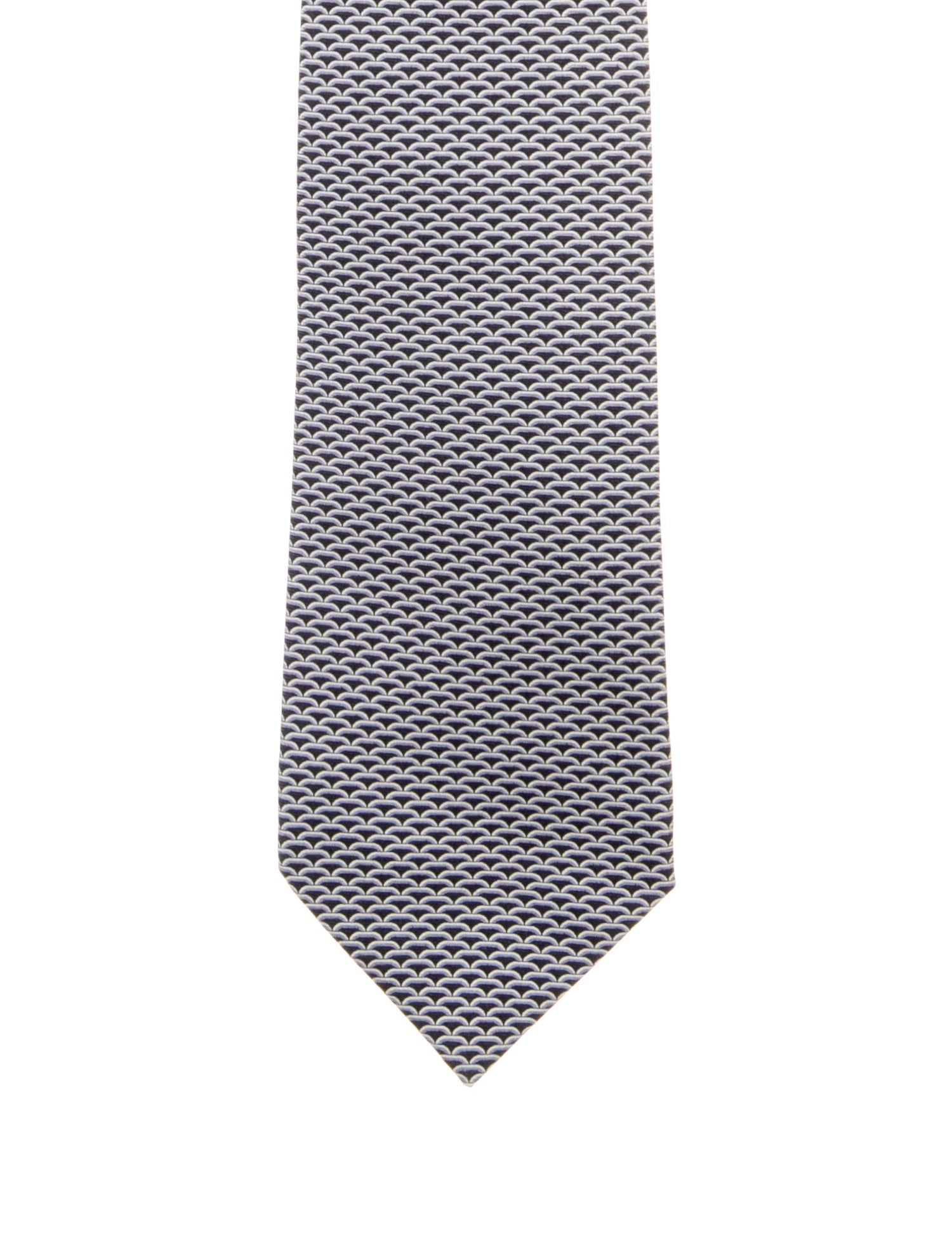 Hermès Patterned Printed Tie