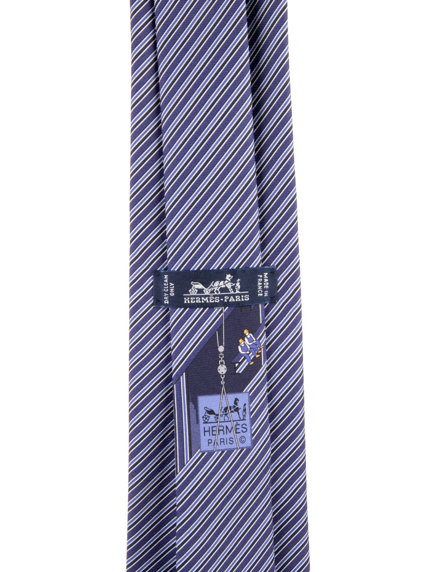 Hermès Patterned Printed Tie