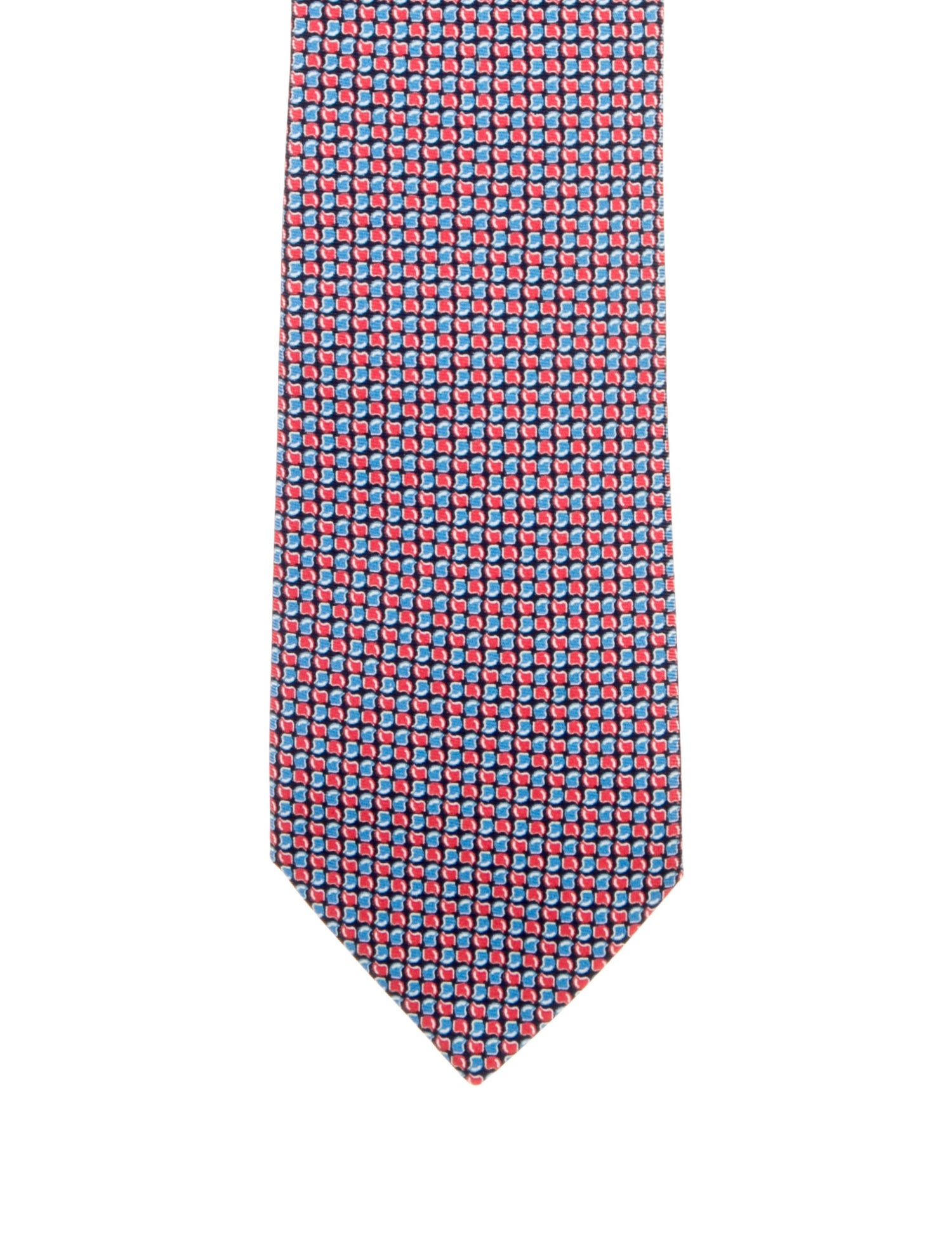 Hermès Patterned Printed Tie