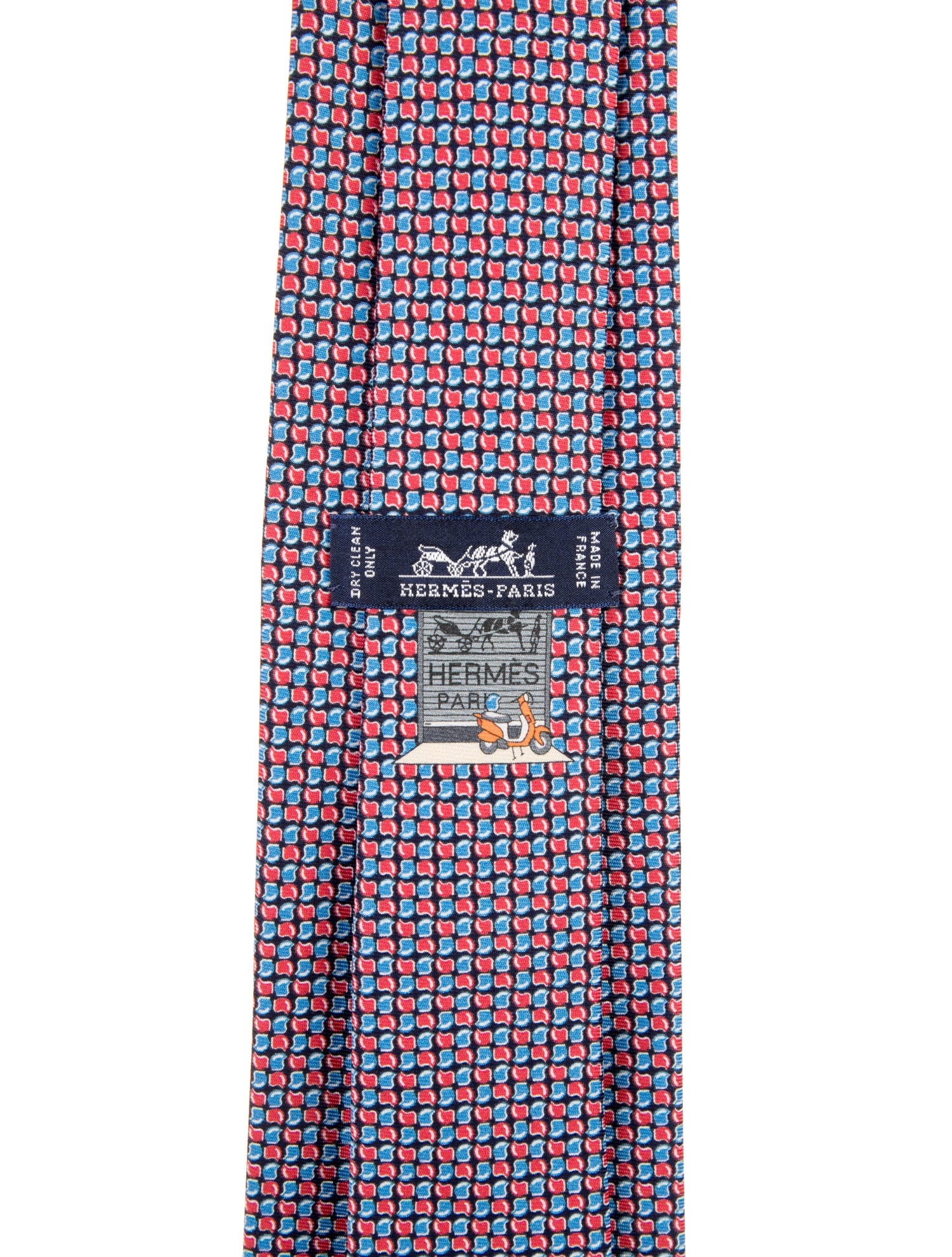 Hermès Patterned Printed Tie