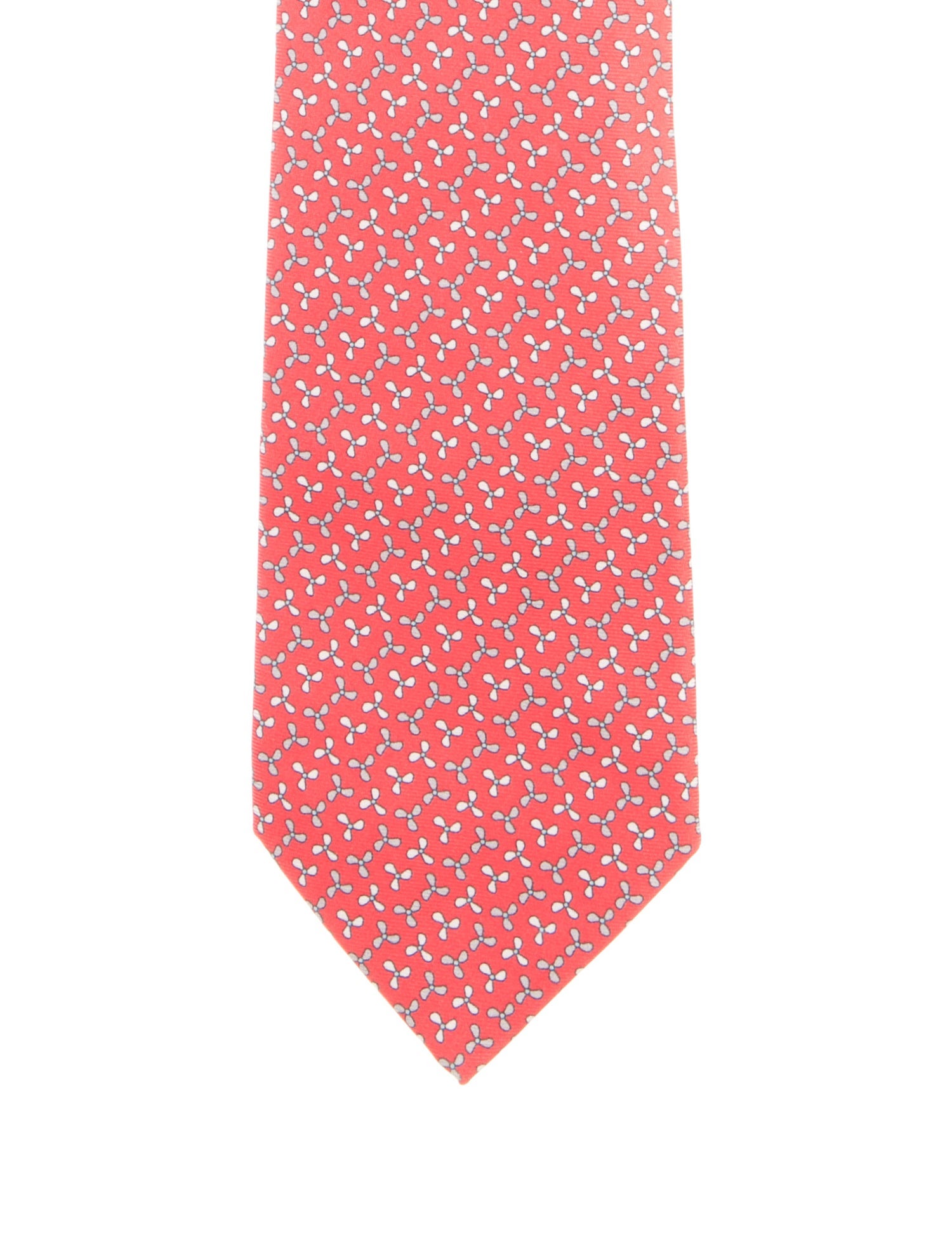 Hermès Patterned Printed Tie