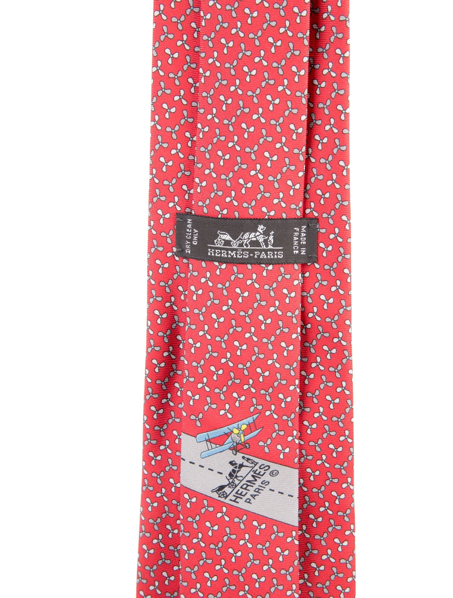 Hermès Patterned Printed Tie