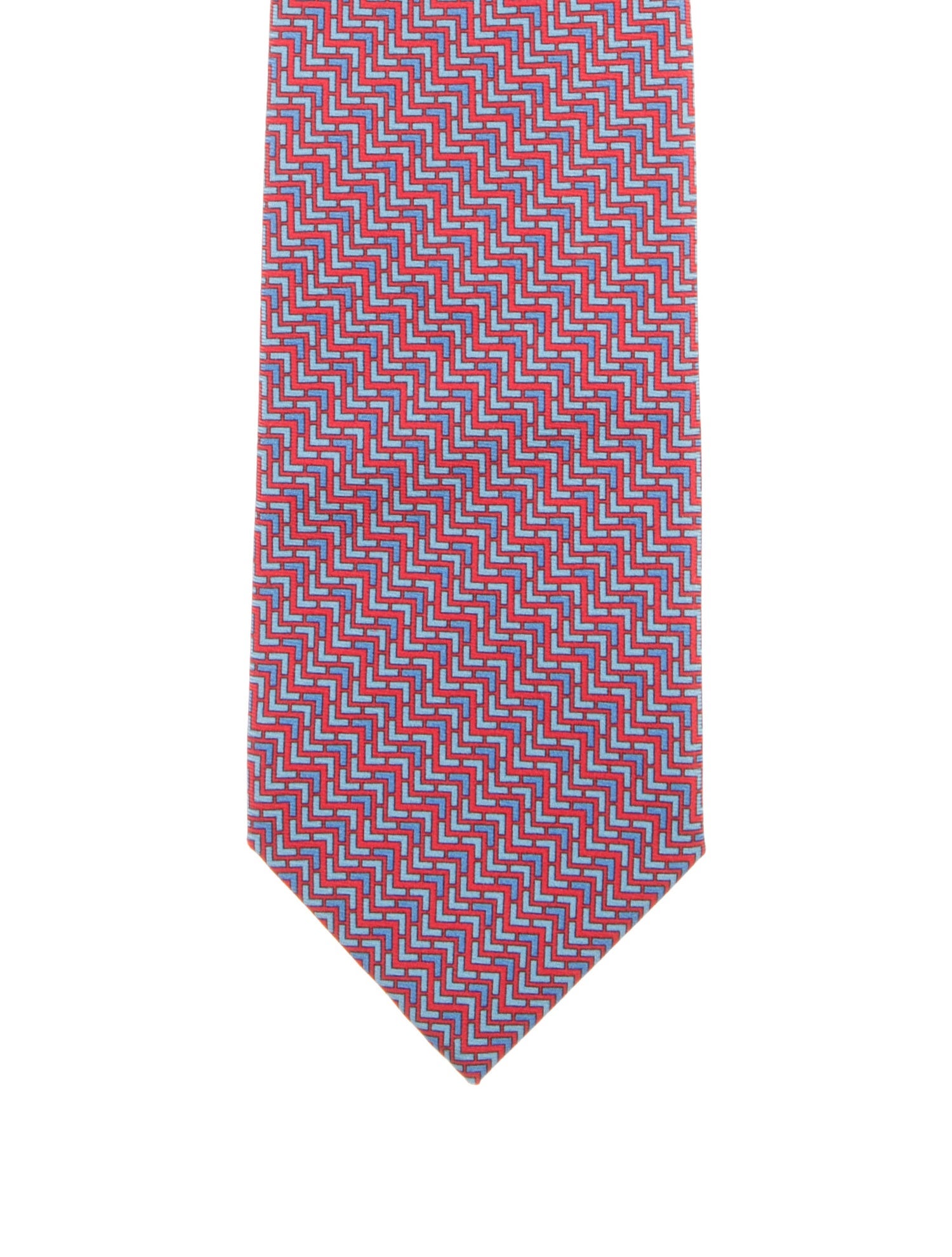 Hermès Patterned Printed Tie