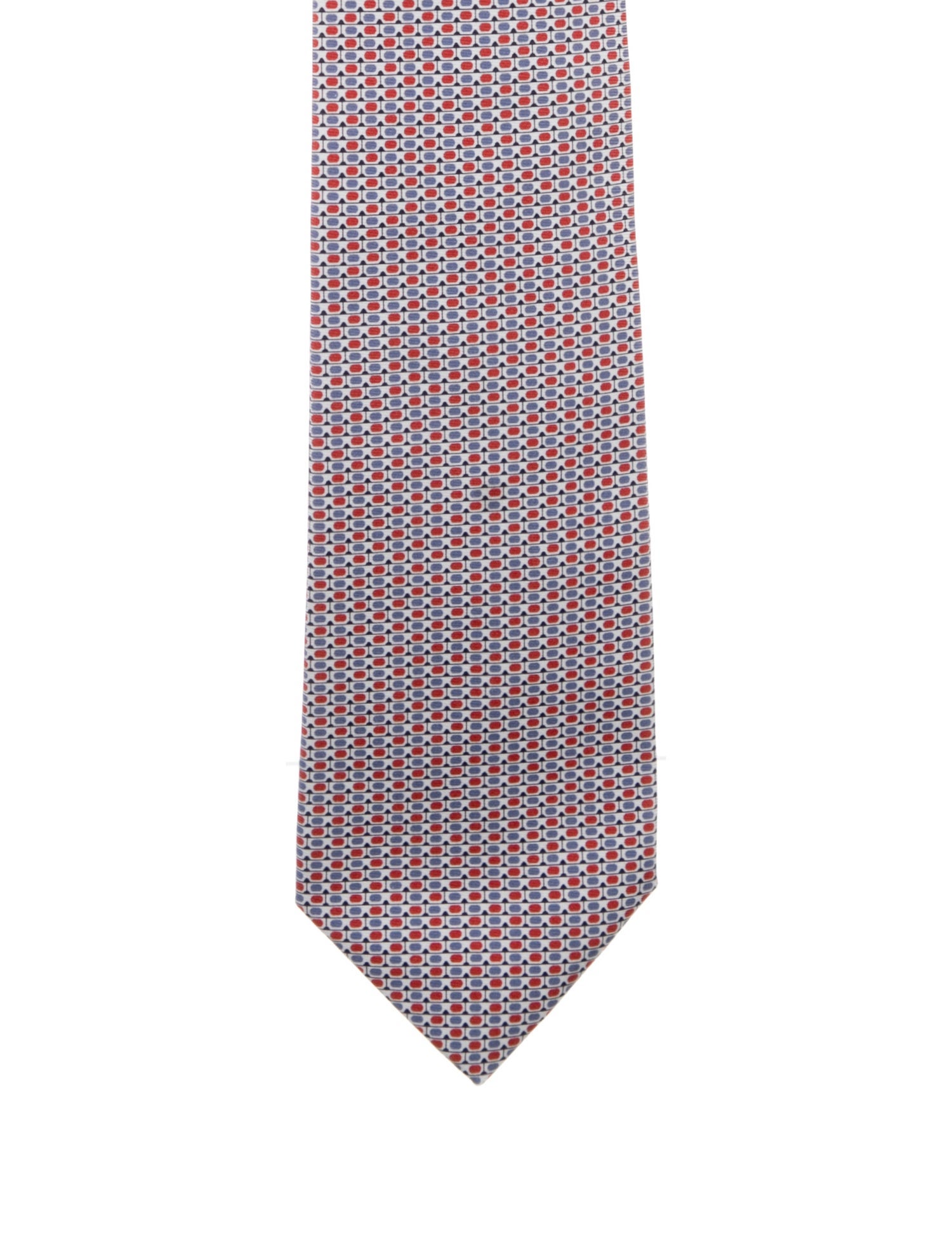 Hermès Silk Printed Tie