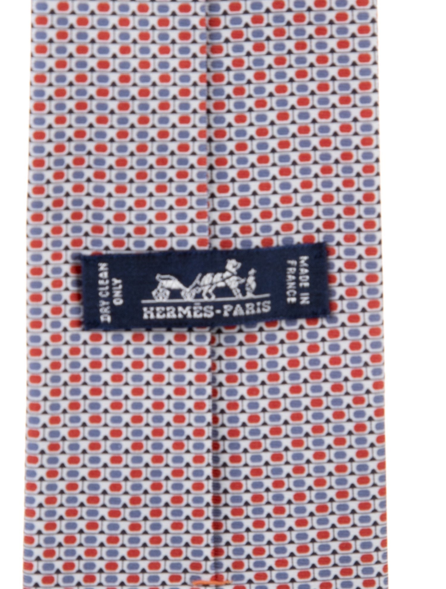 Hermès Silk Printed Tie