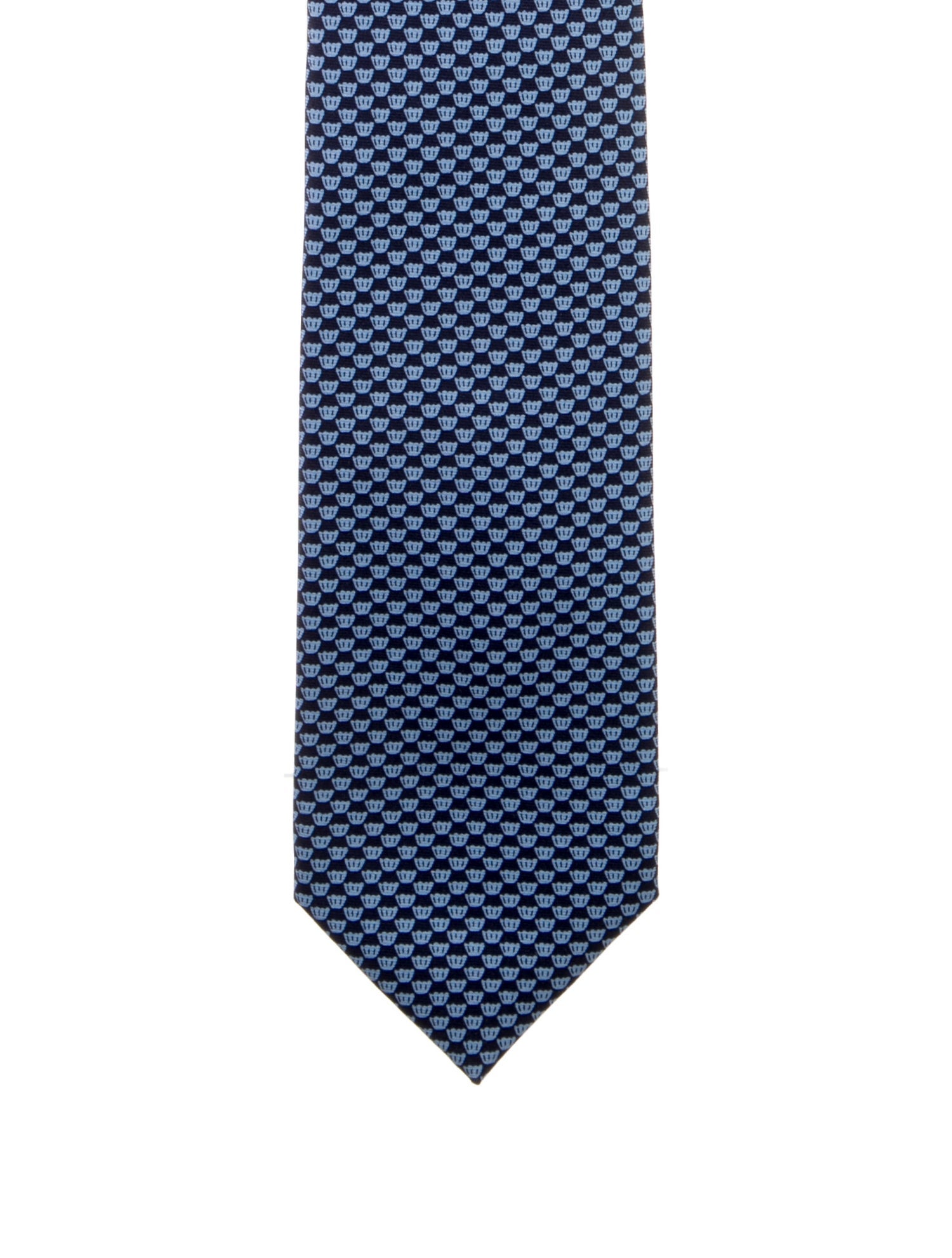 Hermès Silk Printed Tie
