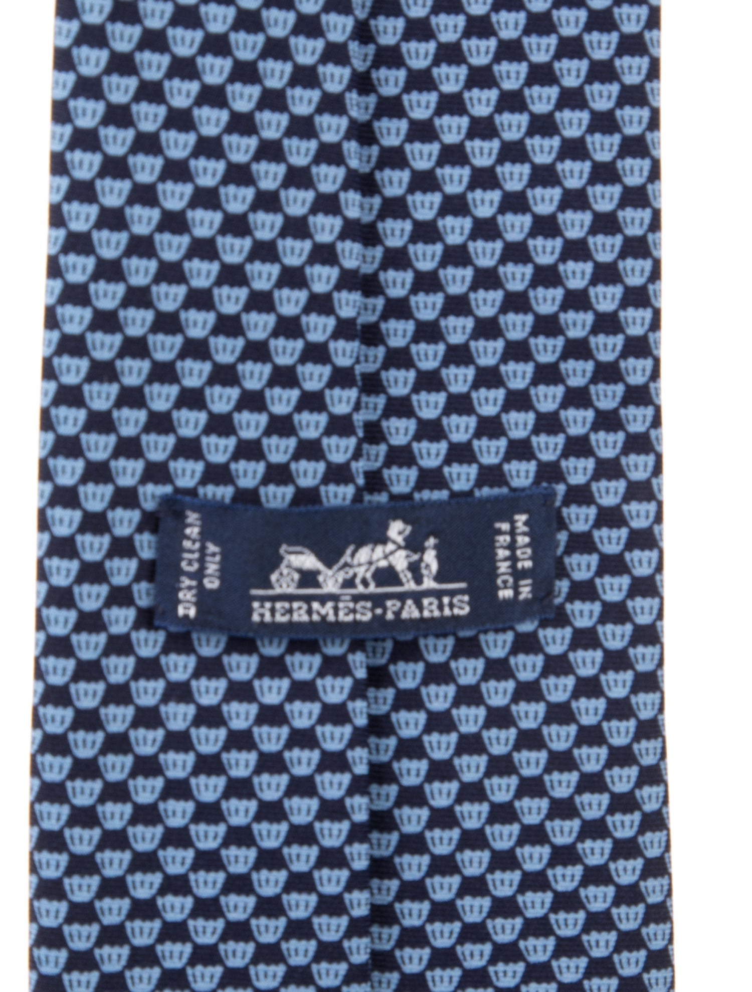 Hermès Silk Printed Tie