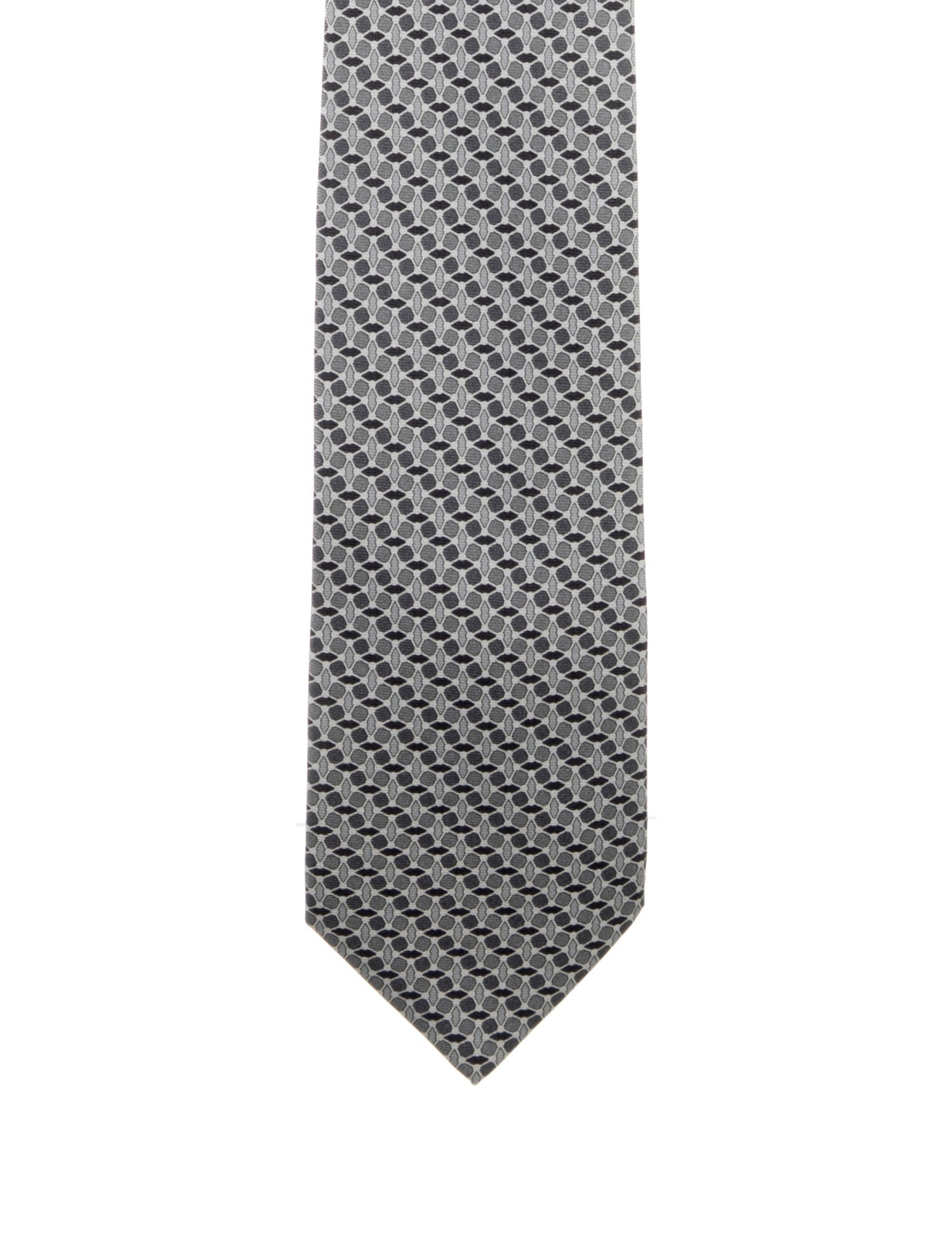 Hermès Silk Printed Tie