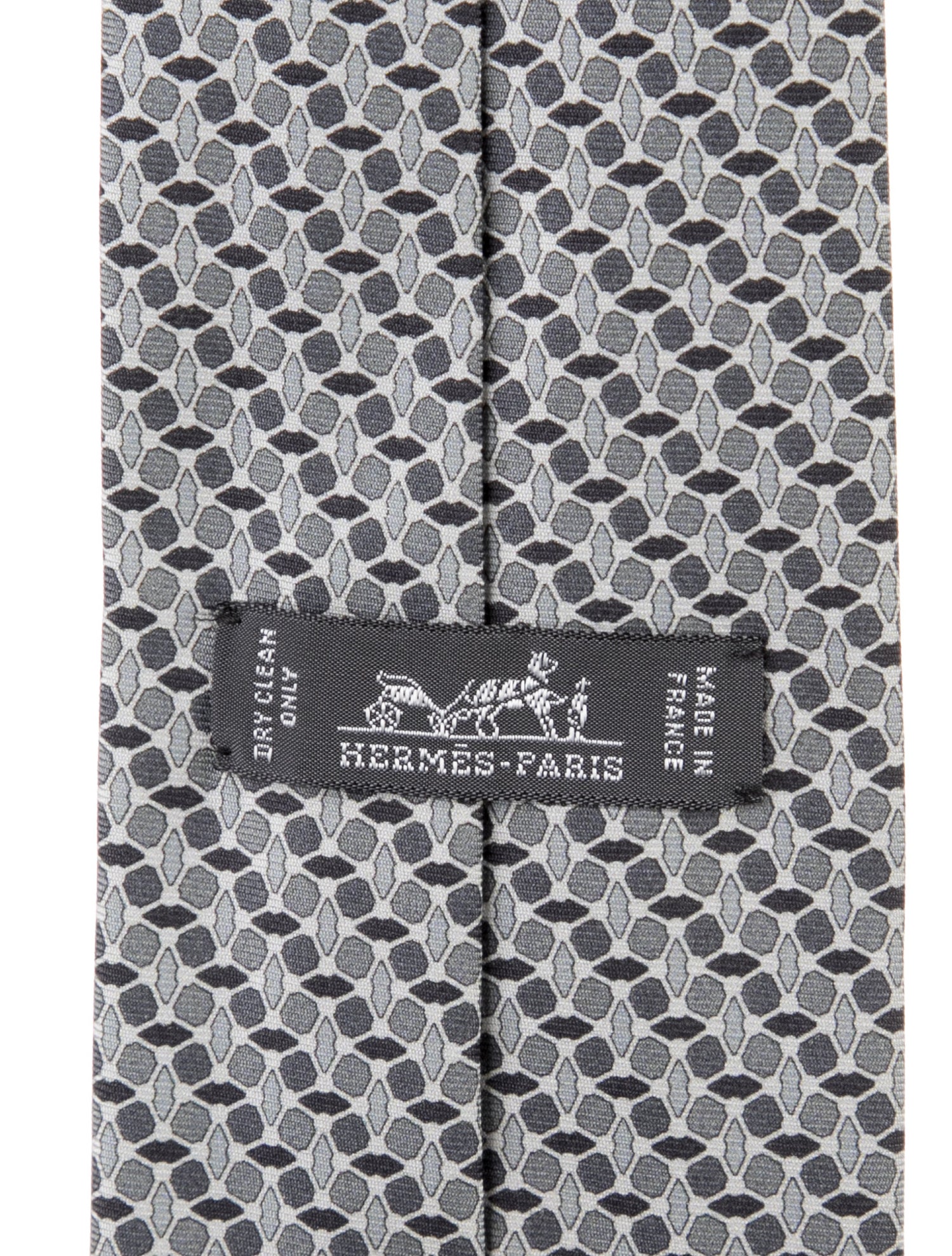 Hermès Silk Printed Tie