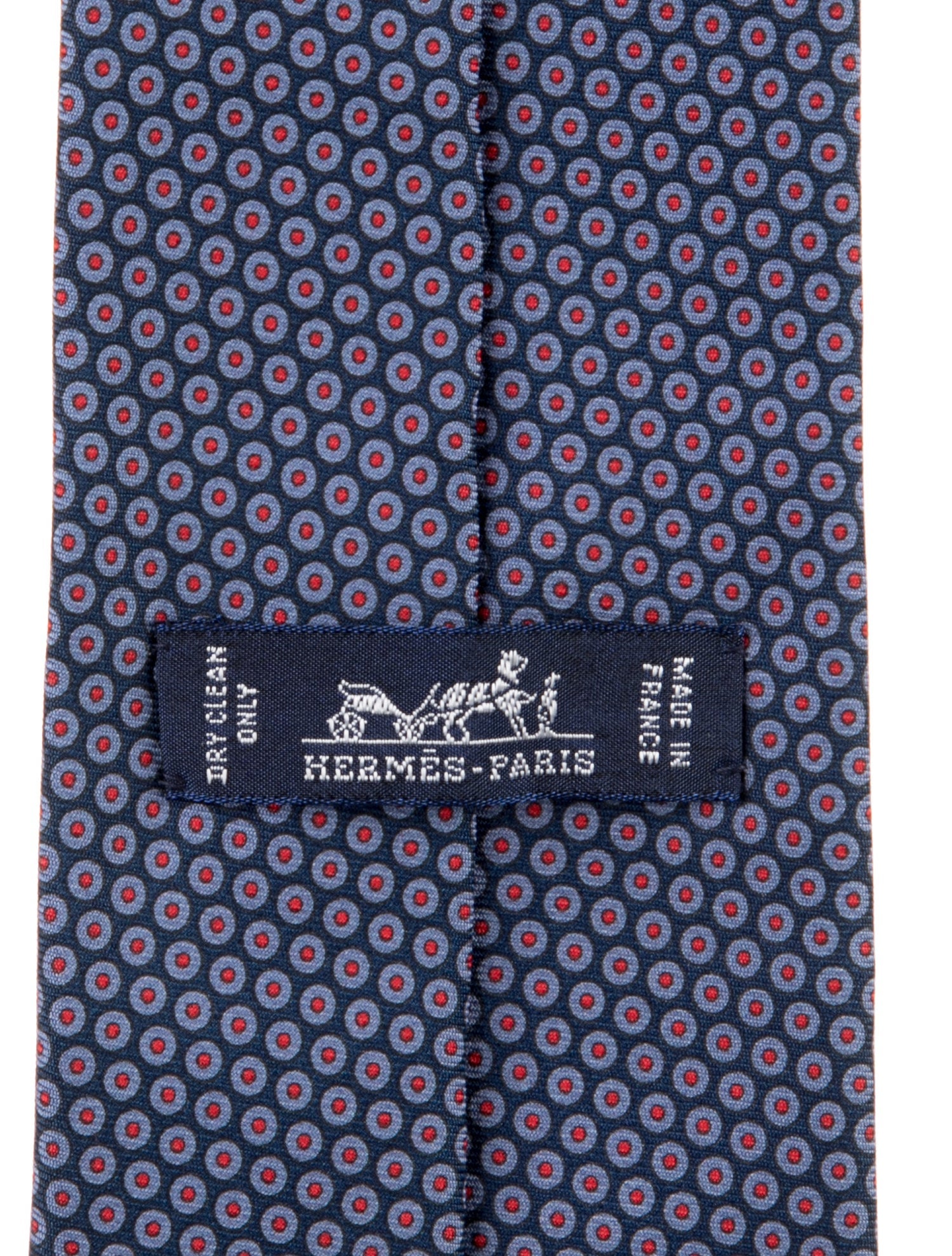 Hermès Silk Printed Tie