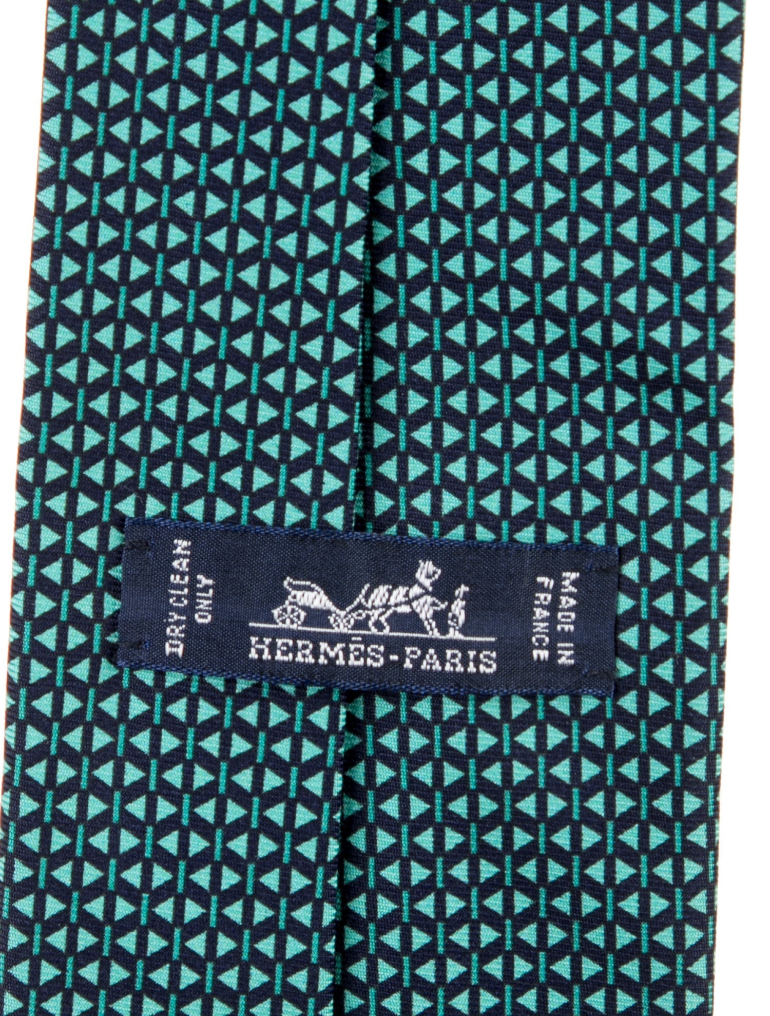 Hermès Silk Printed Tie