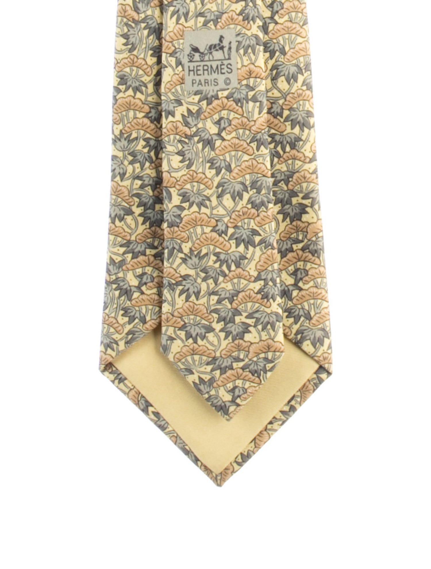 Hermès Pattern Silk Tie