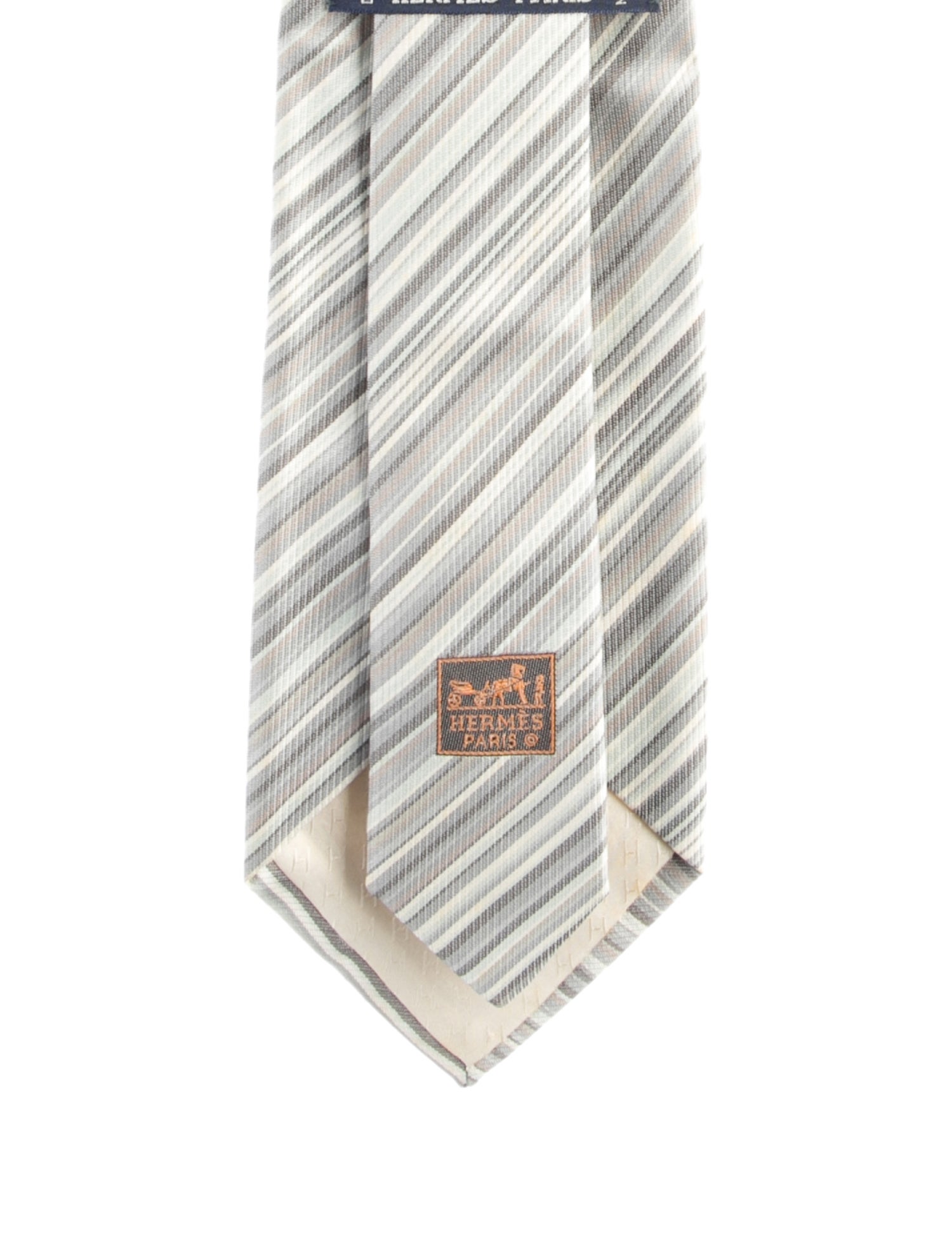 Hermès Pattern Silk Tie