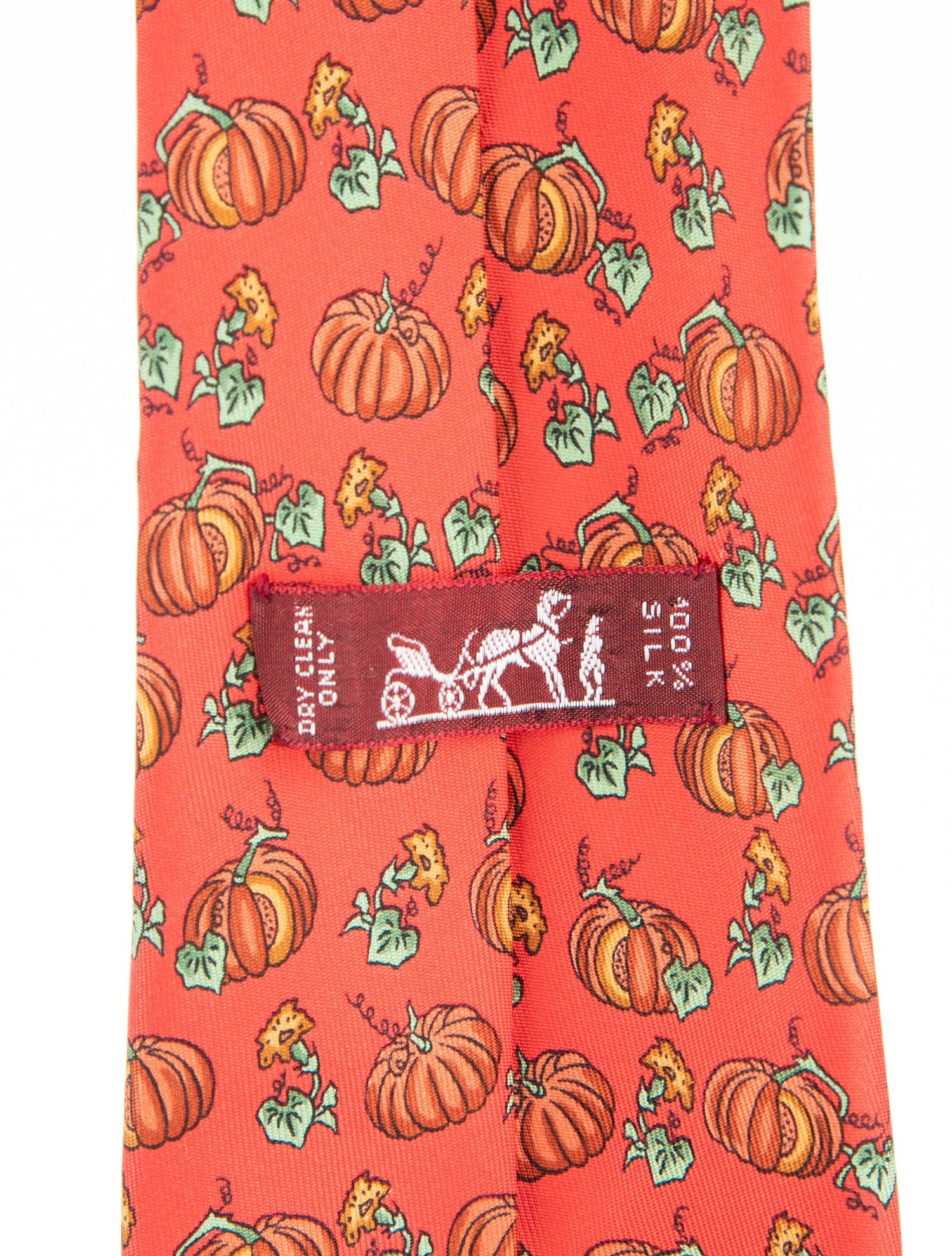 Hermès Silk Pattern Print Tie