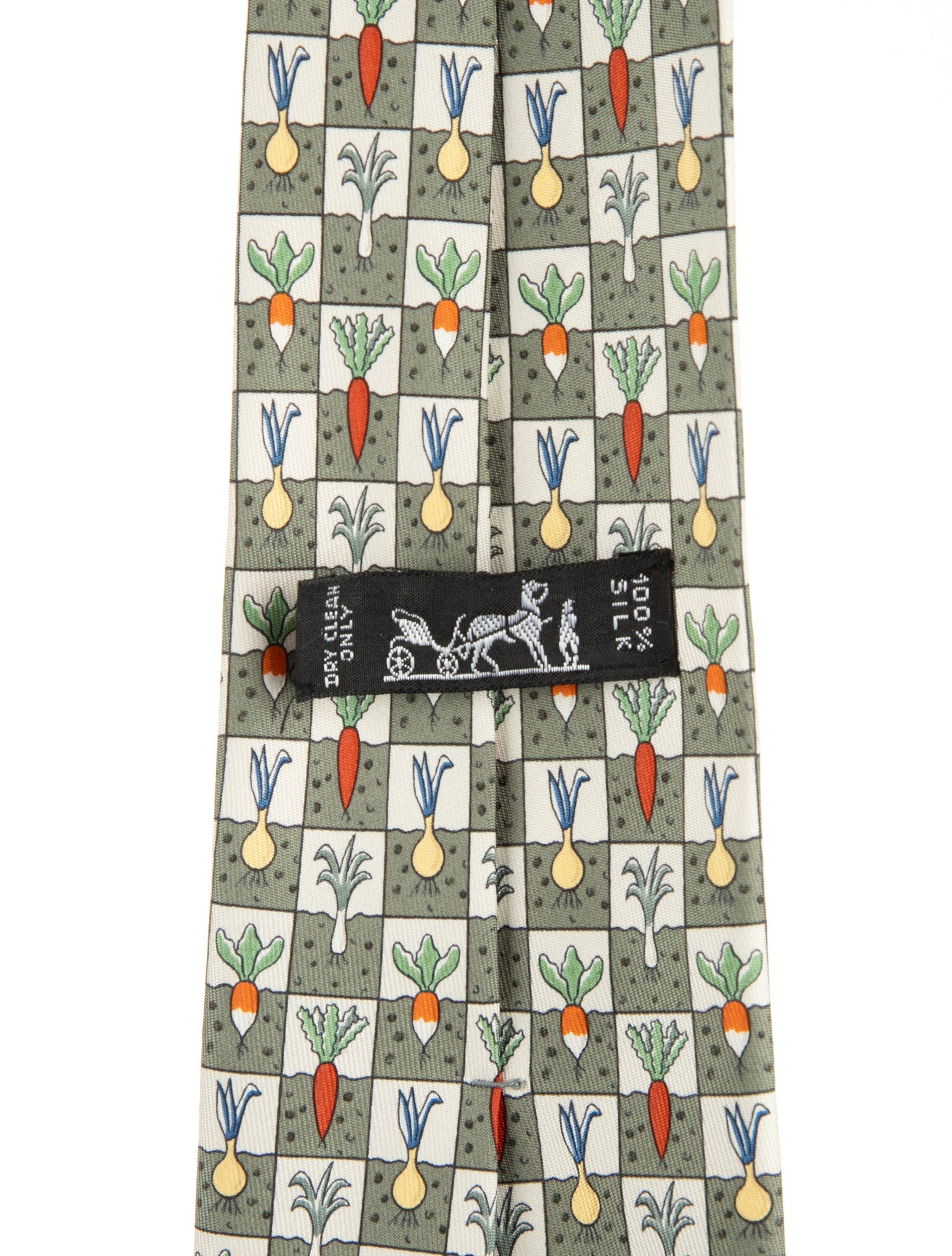 Hermès Silk Pattern Tie