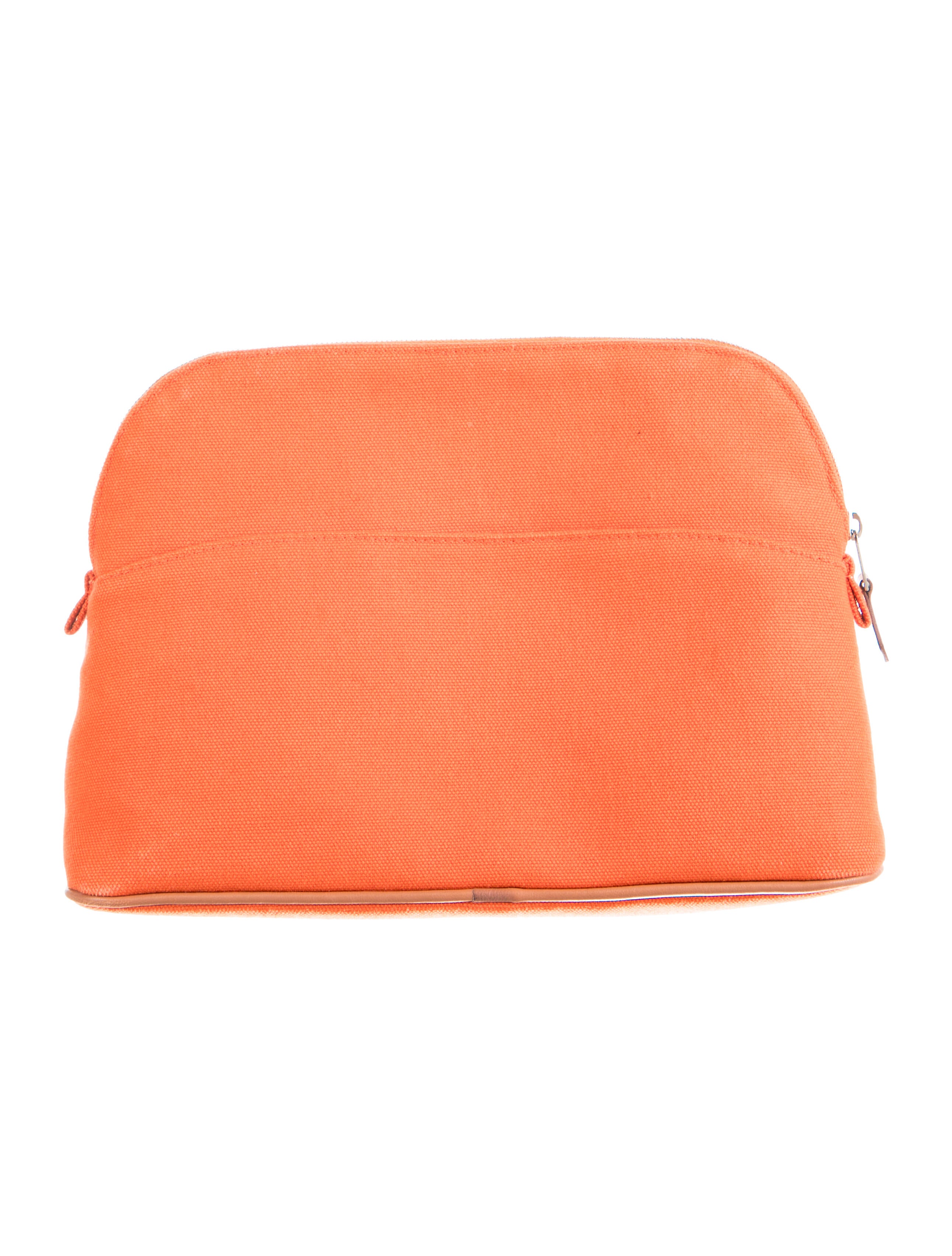 Hermès Toile Medium Bolide Travel Case