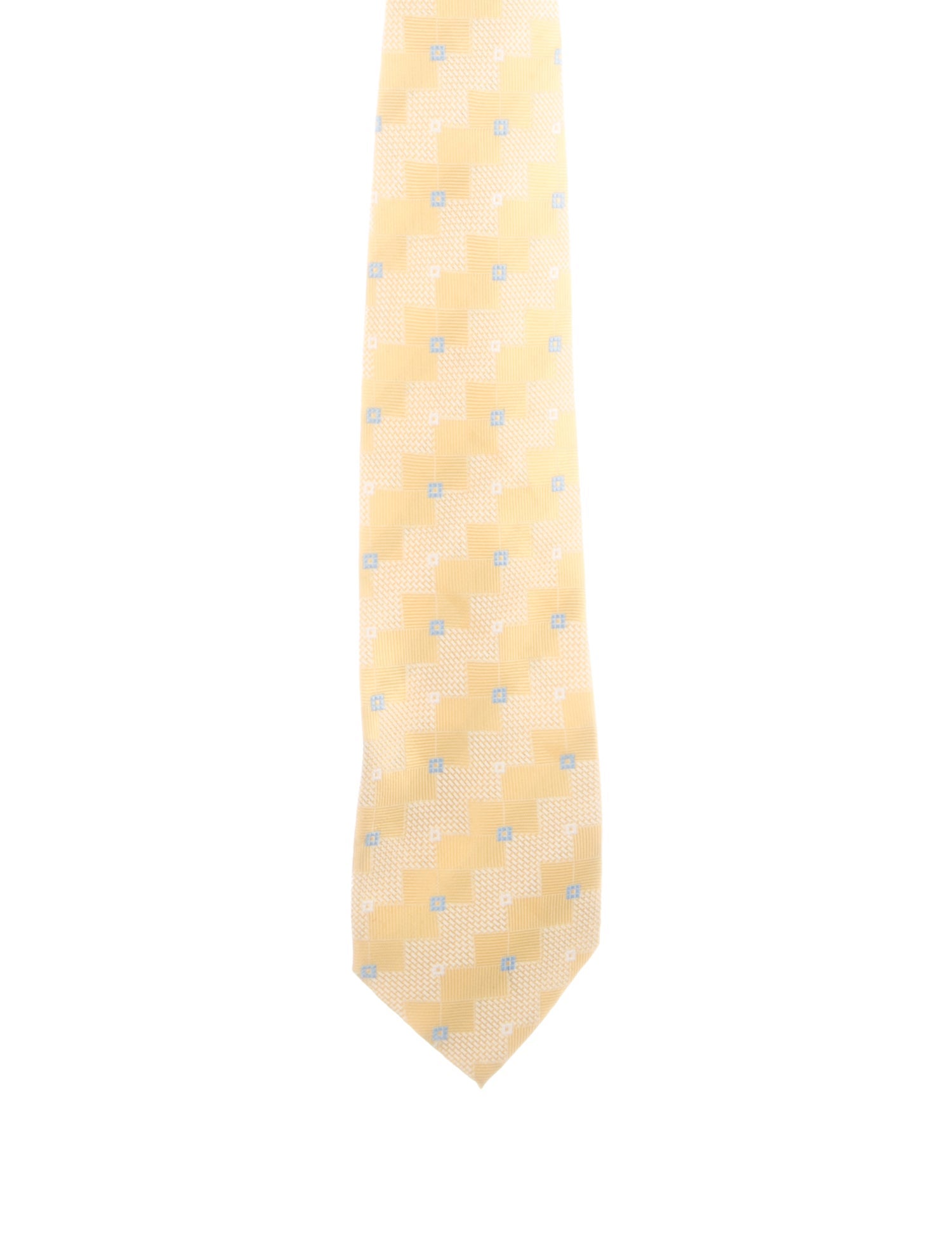 Hermès Geometric Patterned Neck tie