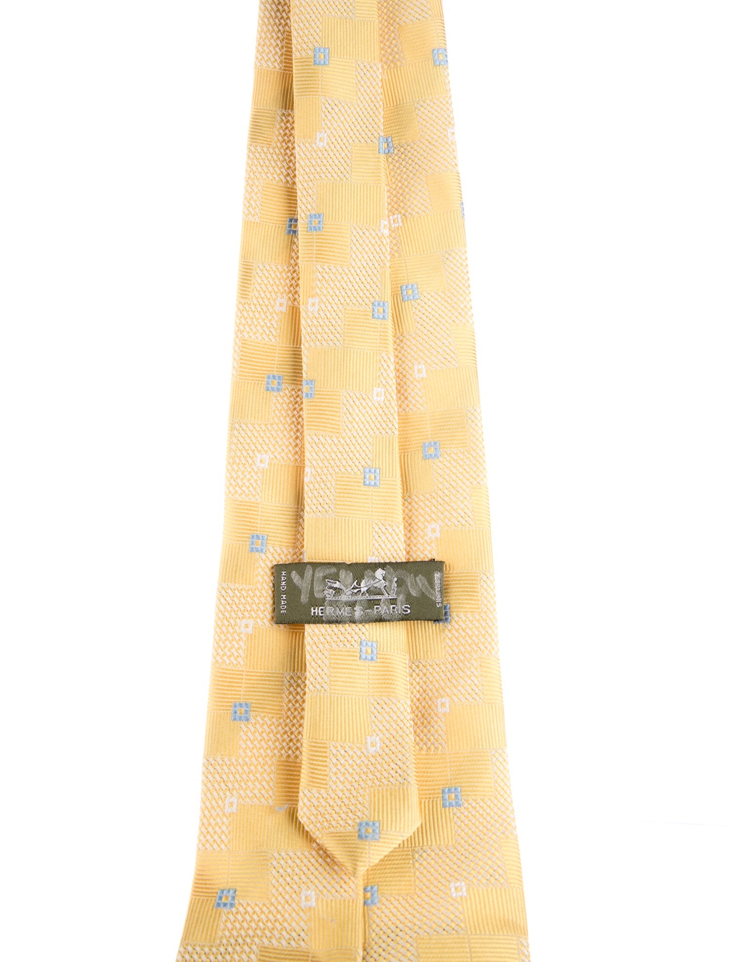 Hermès Geometric Patterned Neck tie