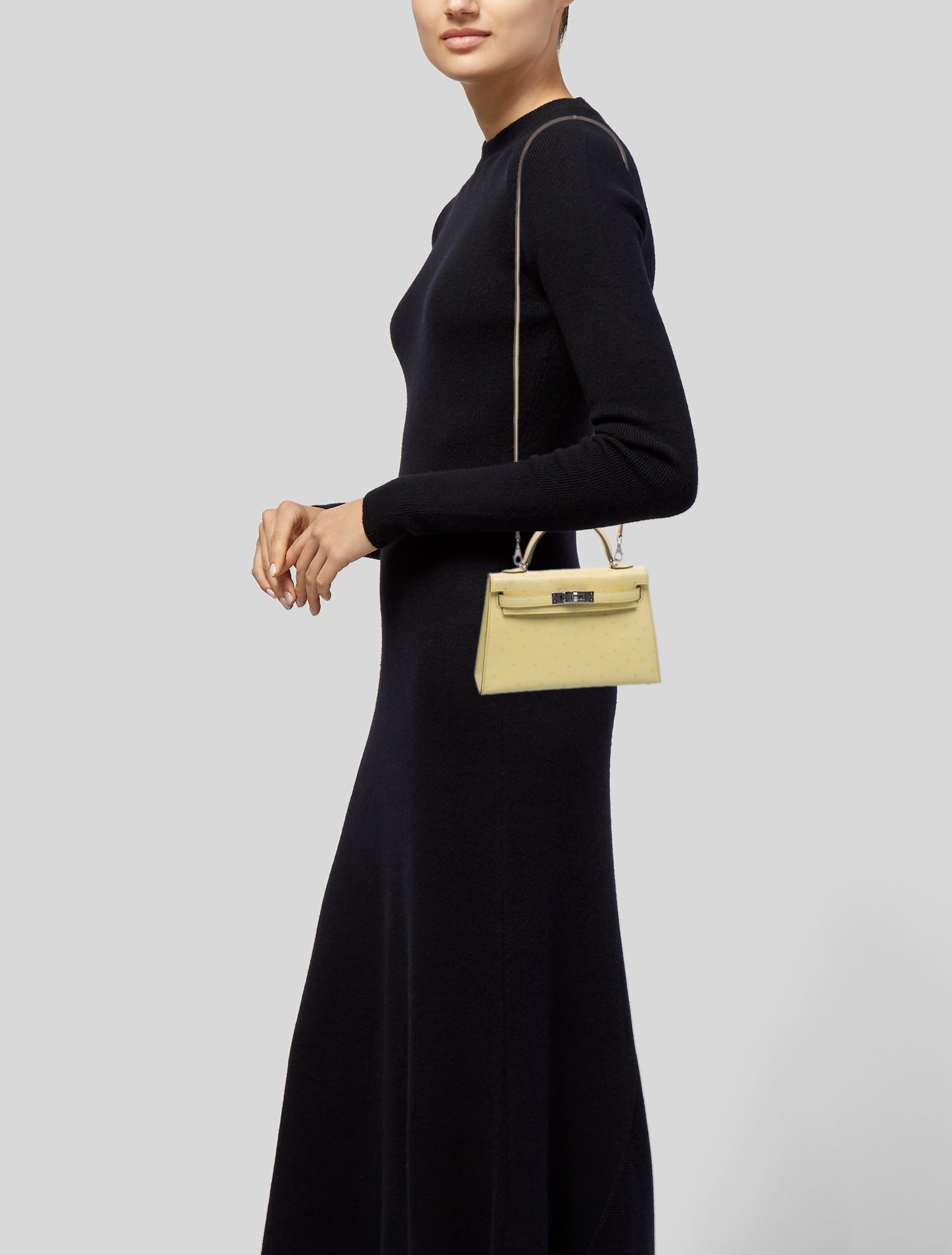 Hermès 2024 Ostrich Mini Kelly II Sellier 20