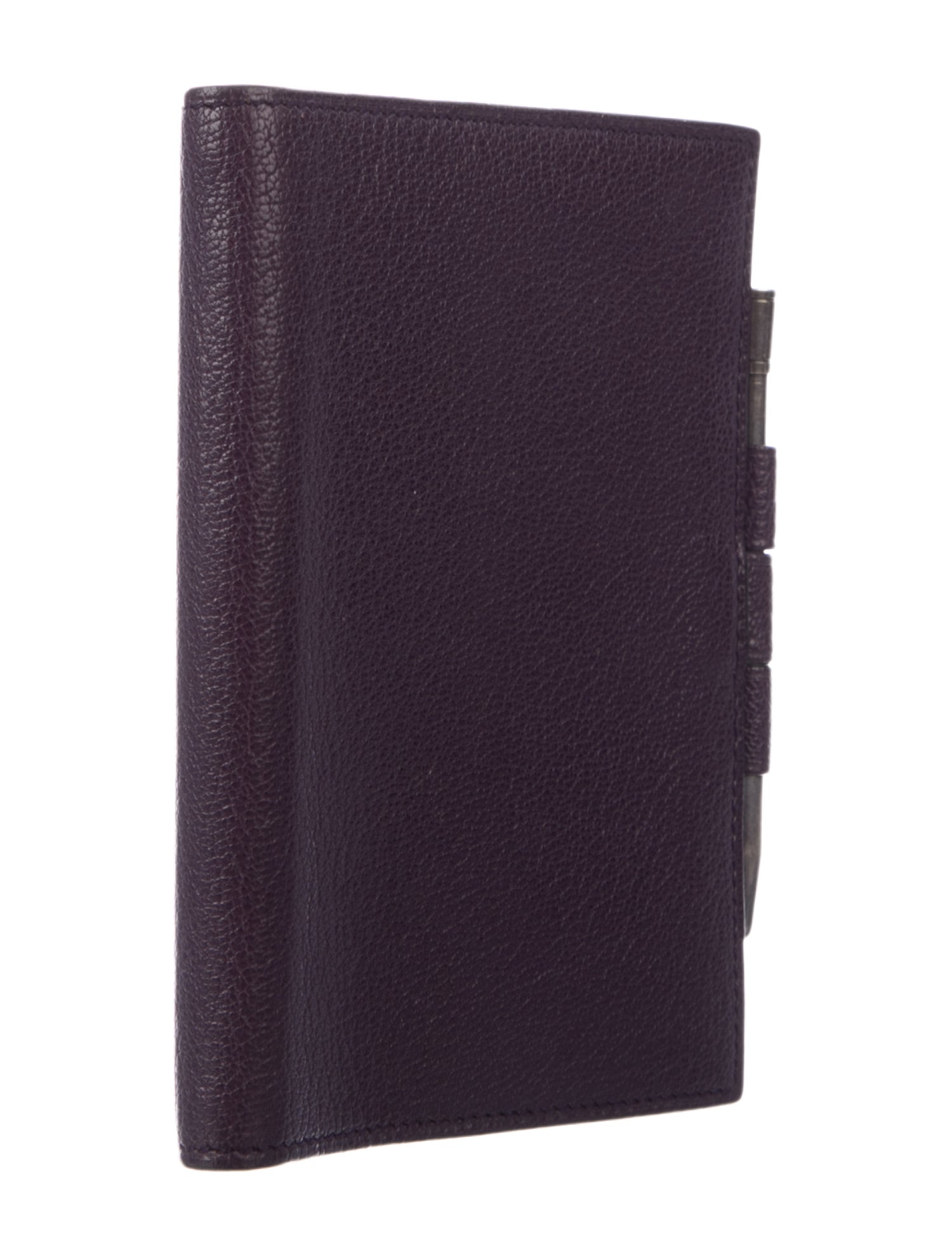 Hermès Vintage Chevre Mysore Simple Agenda Cover PM & Sterling Ballpoint Pen Set