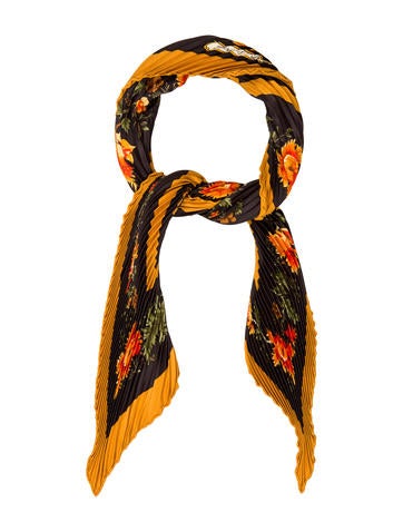 Hermès Les Jardiniers du Roy Plissé Scarf