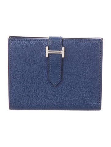Hermès Chevre Mysore Bearn Compact Wallet