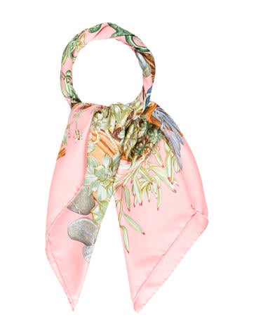 Hermès Jardin Secret Silk Scarf